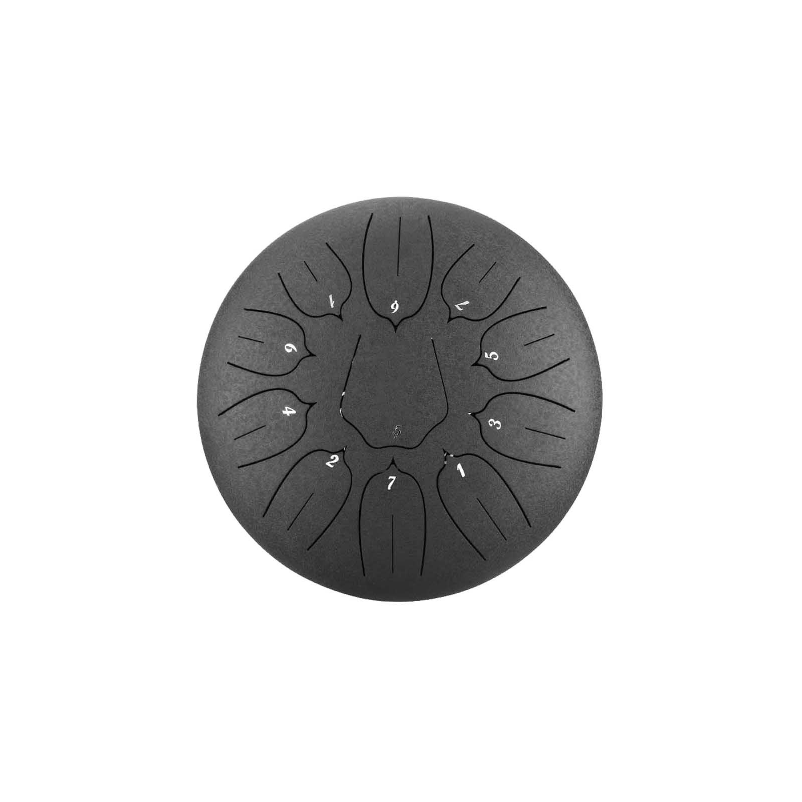 BeatRise 「Lotus」 Series - 10 Inch 11 Notes - Carbon Steel - Tongue Drum (D Major) - BeatRise Music