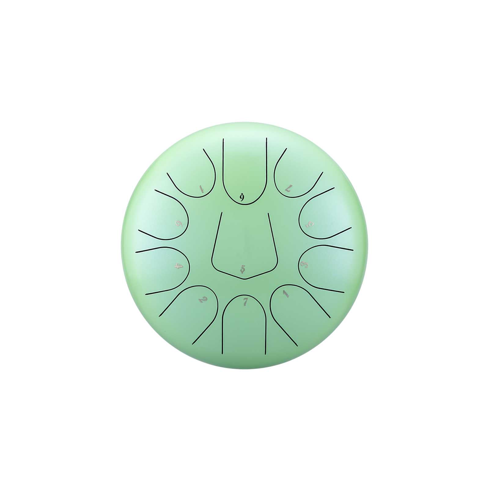 BeatRise 「Triangle」 Series - 10 Inch 11 Notes - Stainless Steel - Tongue Drum (D Major) - BeatRise Music