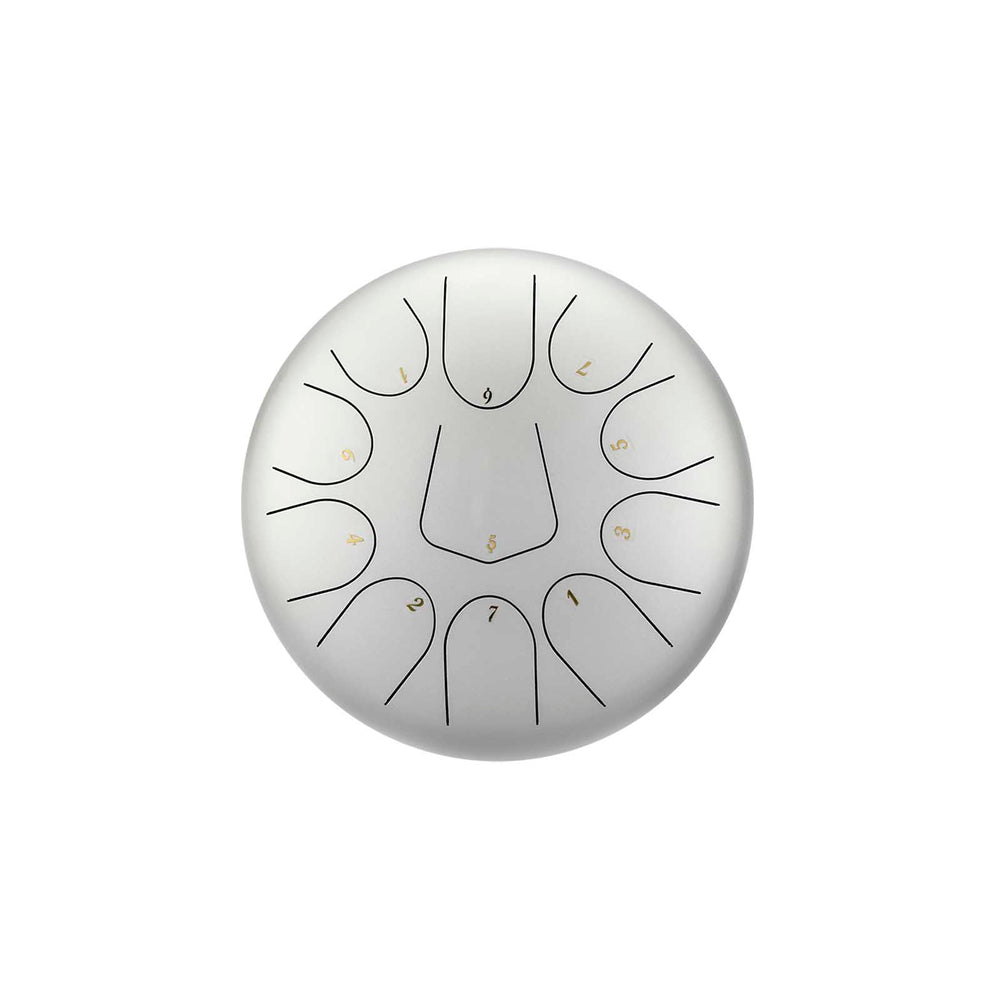 BeatRise 「Triangle」 Series - 10 Inch 11 Notes - Stainless Steel - Tongue Drum (D Major) - BeatRise Music