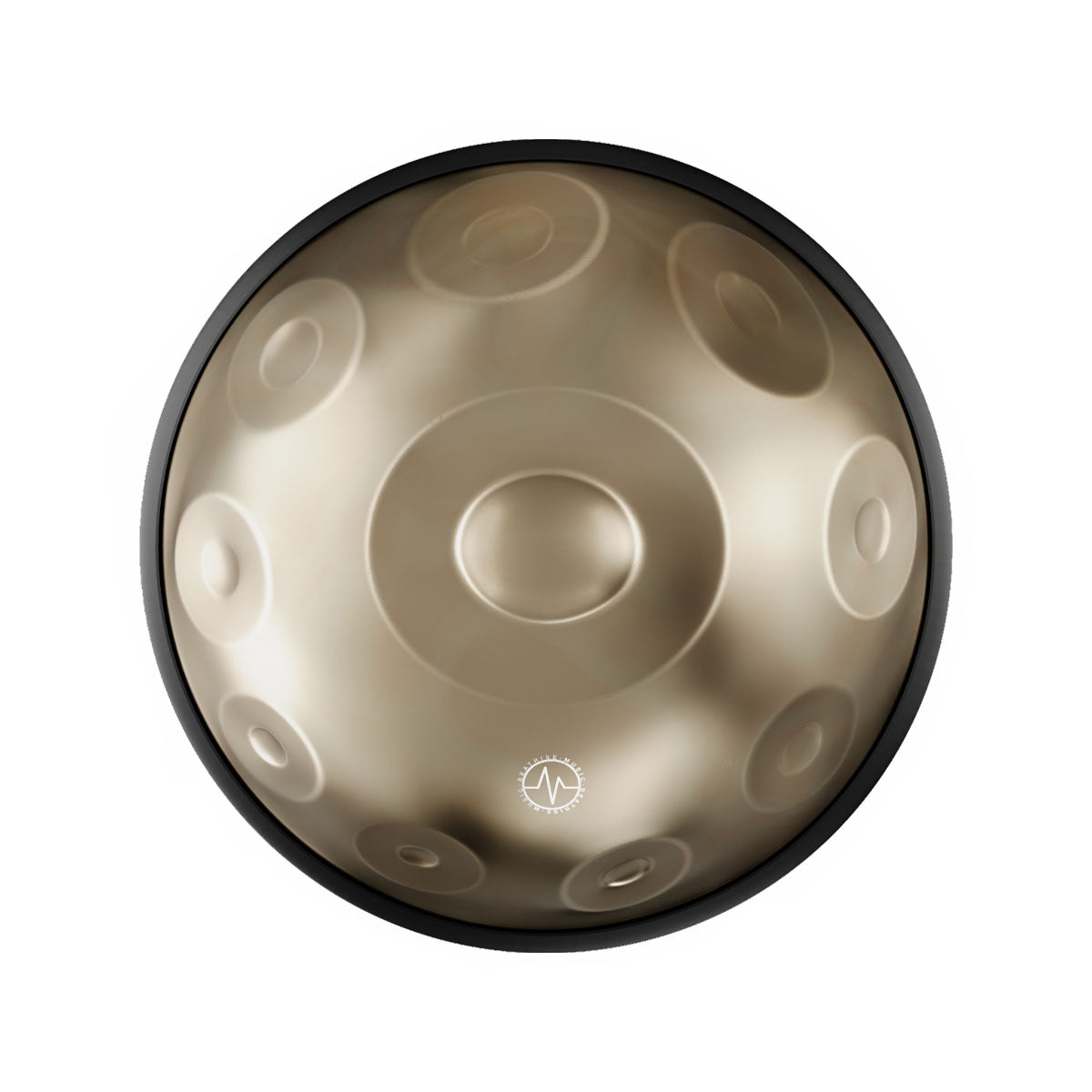 BeatRise 「StartSonic」Series - D Kurd 10 - 432Hz - Stainless Steel Handpan - Champagne Gold (Pre-order) - BeatRise Music