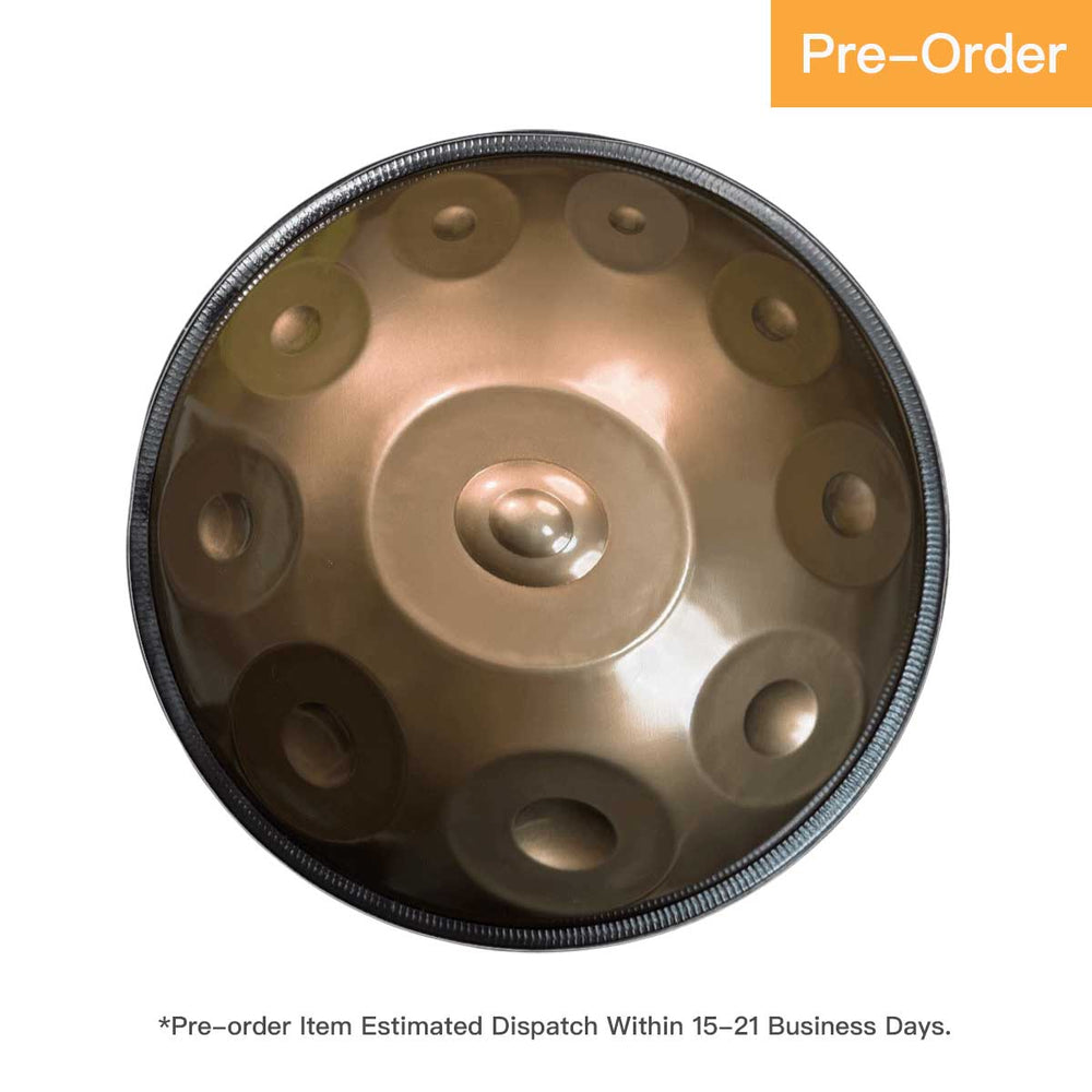 BeatRise 「StartSonic Plus」Series - D Kurd 9/10/12/13 - Stainless Steel Handpan - Brown (Pre-order) - BeatRise Music