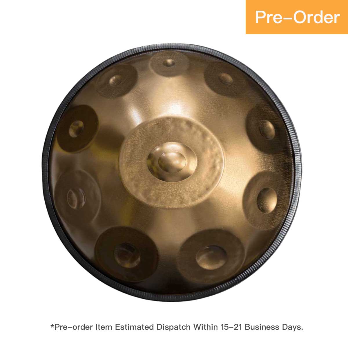 BeatRise 「StartSonic Plus」Series - D Kurd 9/10/12/13 - Stainless Steel Handpan - Bronze (Pre-order) - BeatRise Music