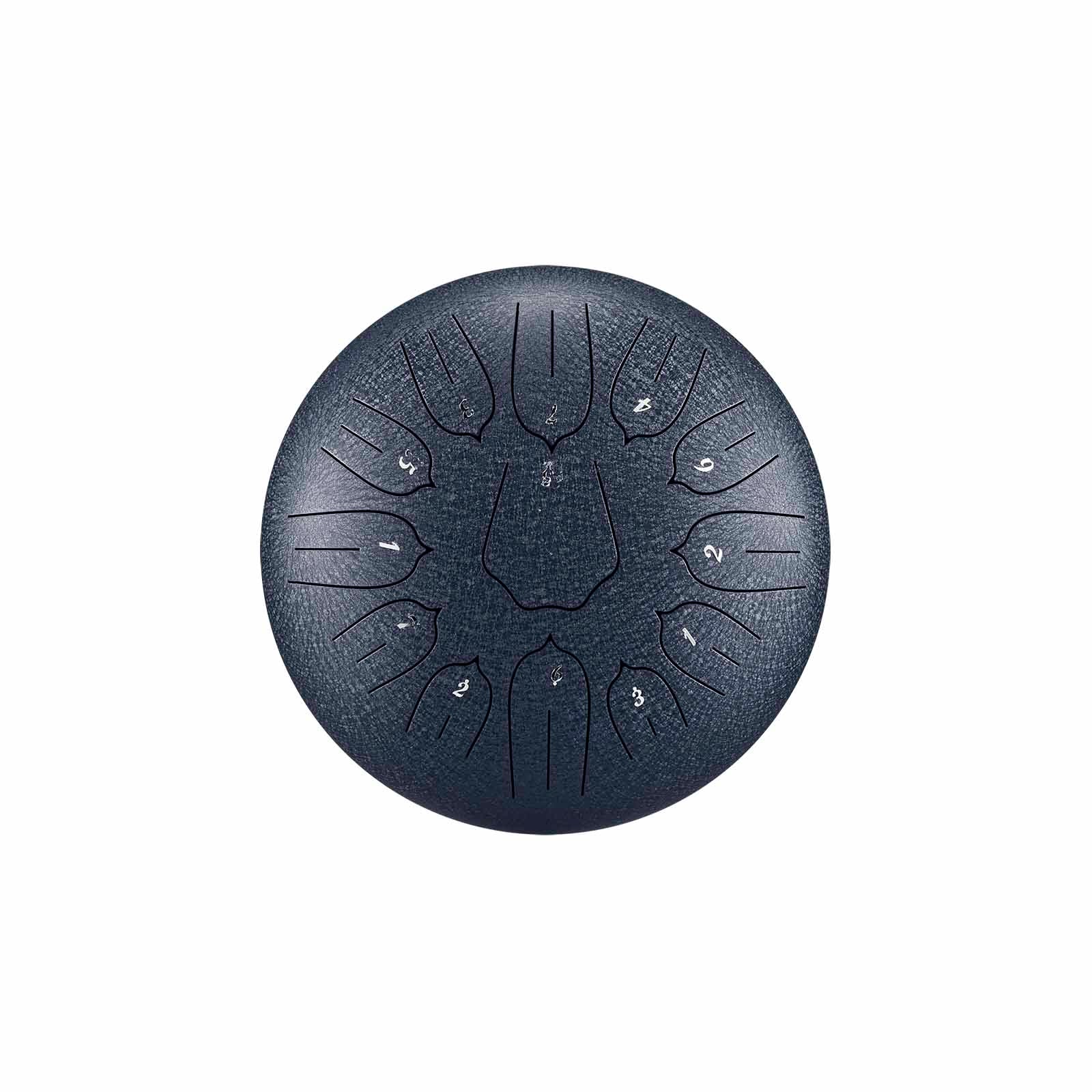 BeatRise 「Lotus」 Series - 12 Inch 13 Notes - Carbon Steel - Tongue Drum (C Major) - BeatRise Music