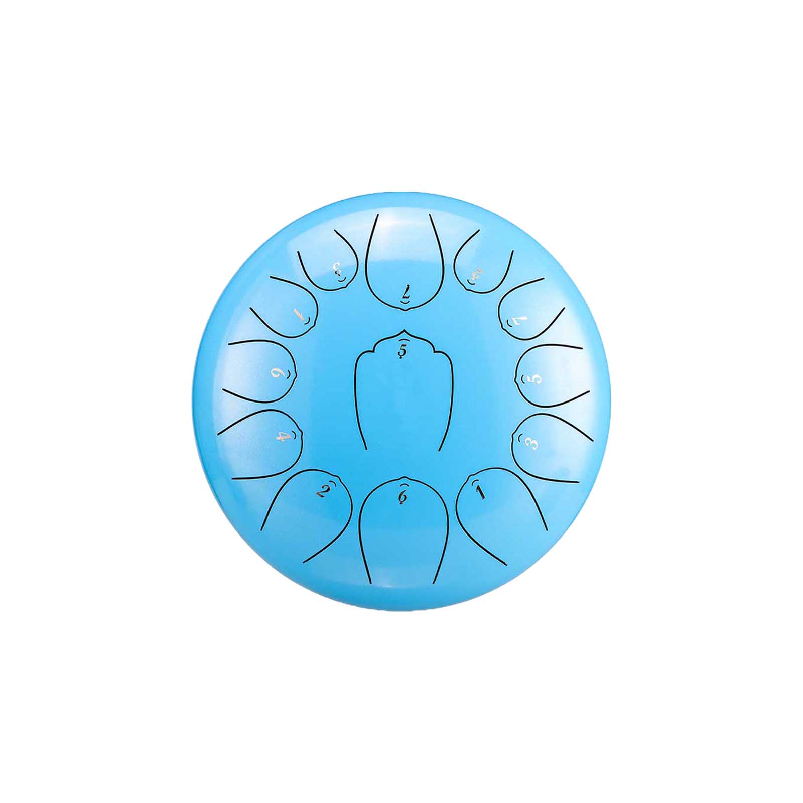 BeatRise 「Lotus X」 Series - 12 Inch 13 Notes - Carbon Steel - Tongue Drum (C Major) - BeatRise Music