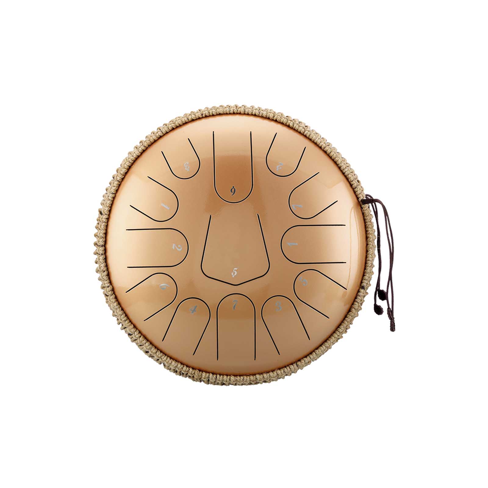 BeatRise 「Triangle」 Series - 12 Inch 13 Notes - Stainless Steel - Tongue Drum (C Major) - BeatRise Music