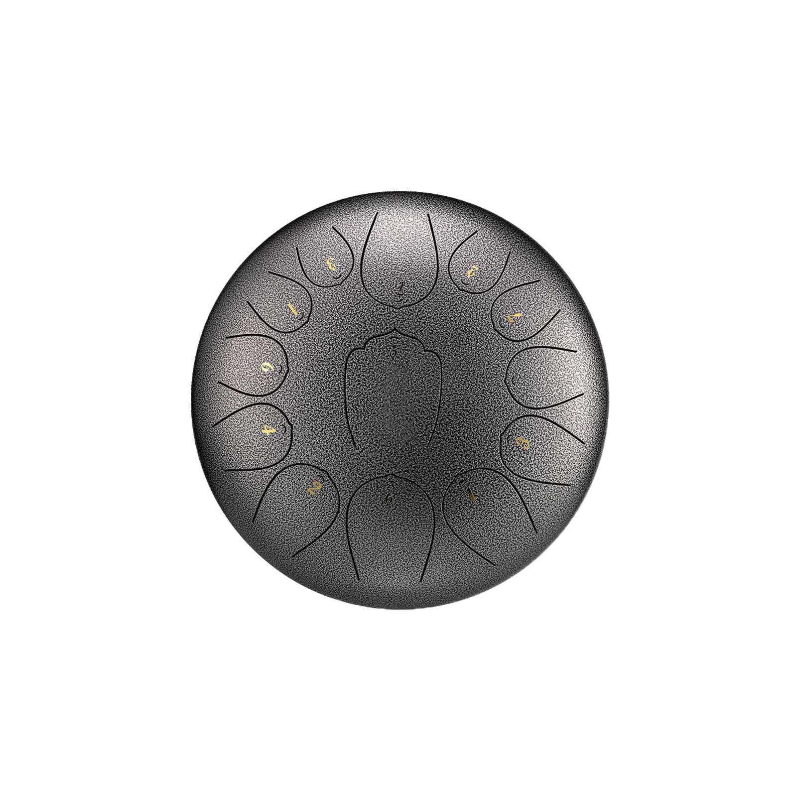 BeatRise 「Lotus X」 Series - 12 Inch 13 Notes - Carbon Steel - Tongue Drum (C Major) - BeatRise Music