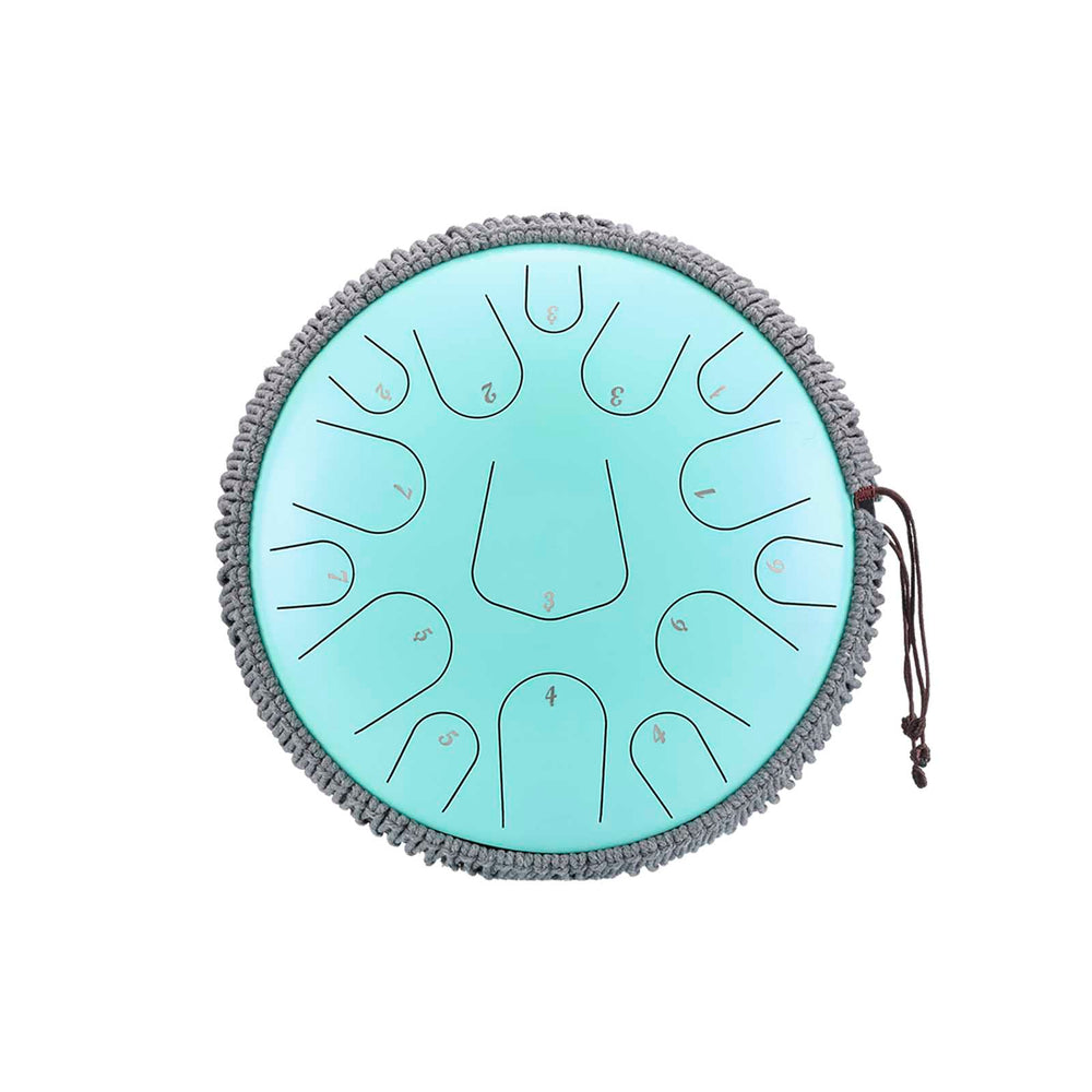 BeatRise 「Triangle」 Series - 14 Inch 15 Notes - Stainless Steel - Tongue Drum (D Major) - BeatRise Music