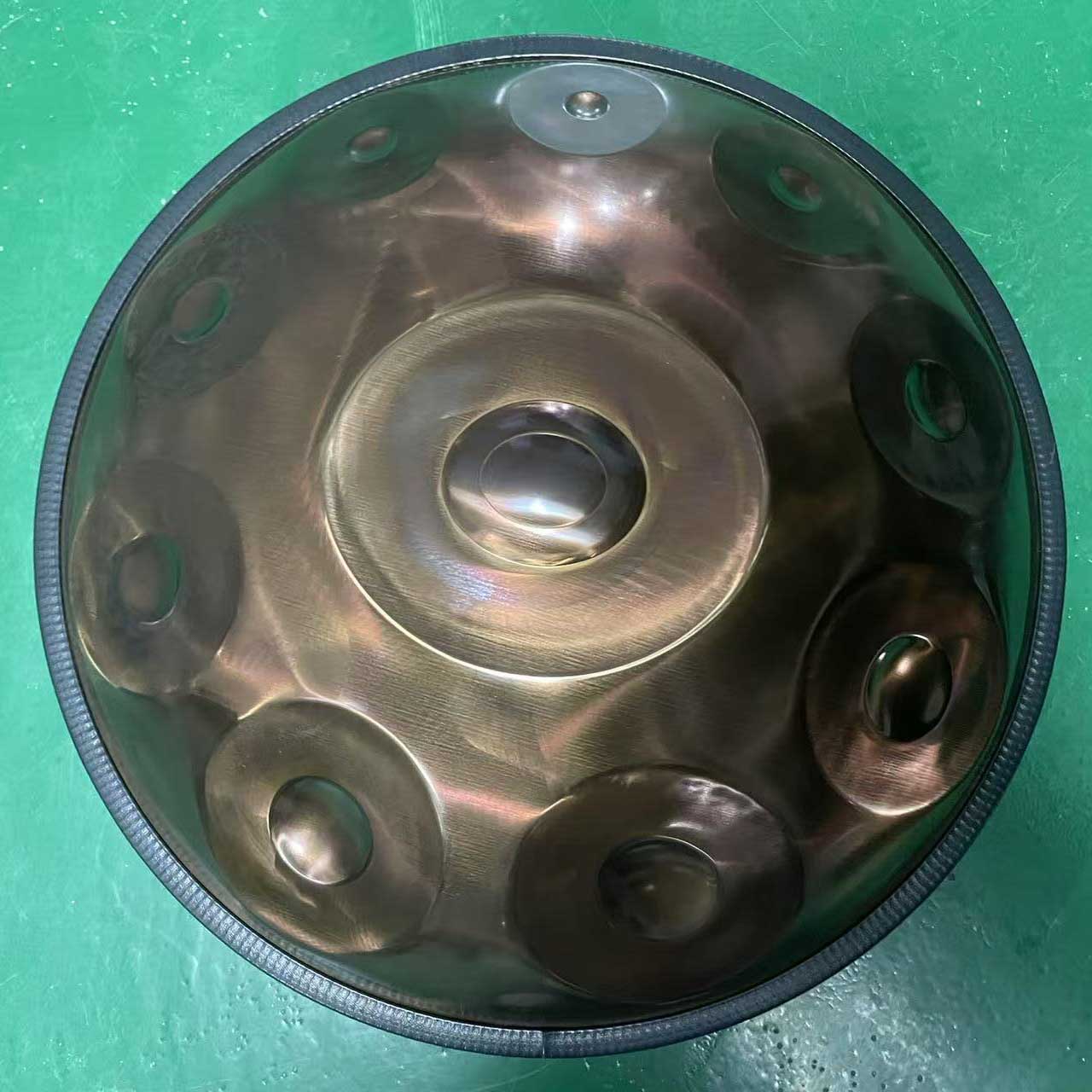 BeatRise 「StartSonic Plus」Series - D Kurd 9/10/12/13 - Stainless Steel Handpan - Polished Bronze (Pre-order) - BeatRise Music