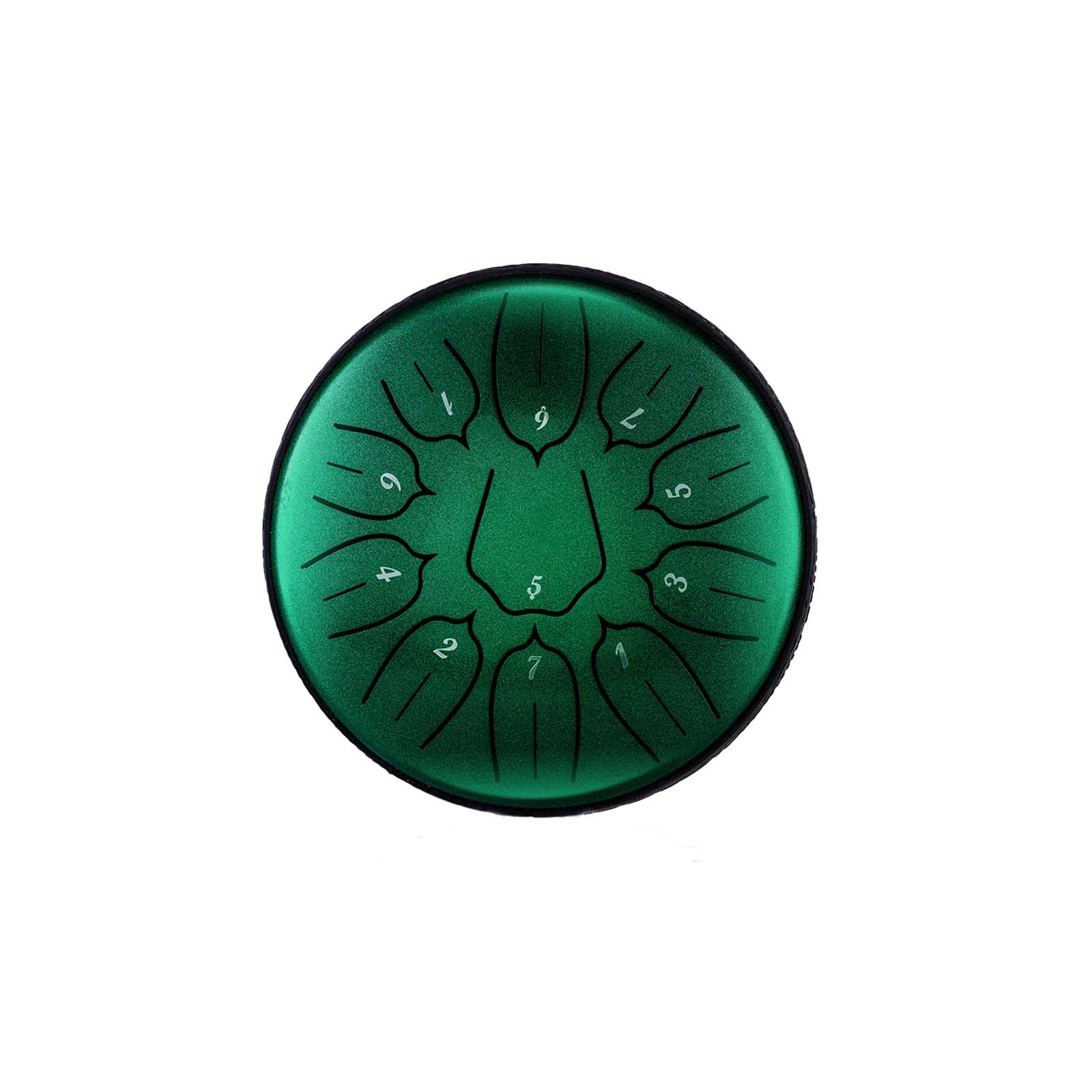 BeatRise 「Lotus」 Series - 6 Inch 11 Notes - Carbon Steel - Tongue Drum (D Major) - BeatRise Music