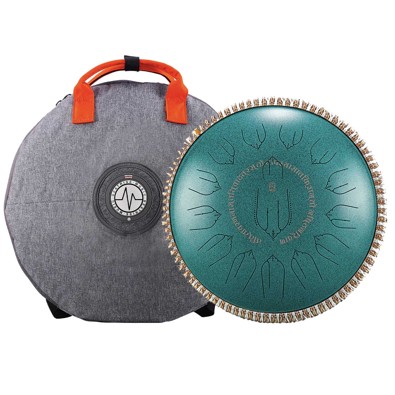 BeatRise 14 Inch 15 Notes Steel Tongue Drum - BeatRise Music