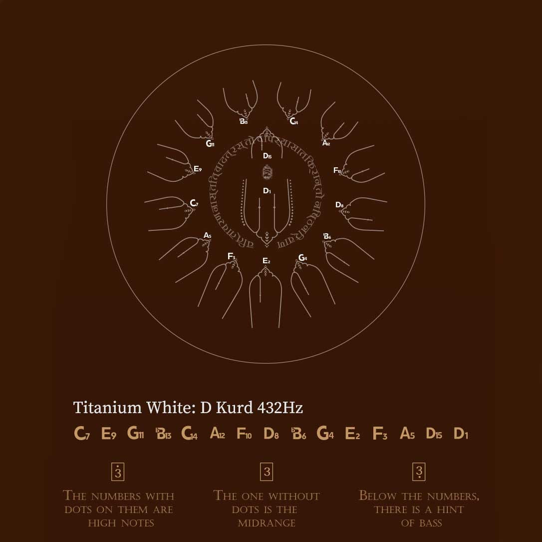 BeatRise 14 Inch 15 Notes Steel Tongue Drum - BeatRise Music