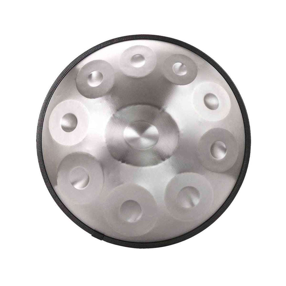 BeatRise 「LiteSonic」Series - D Kurd 9/10/12 - 440 Hz - Stainless Steel Handpan - Silver (Pre-order) - BeatRise Music