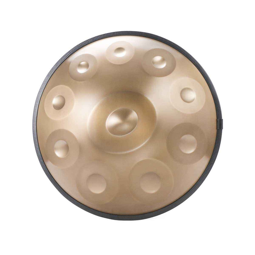 BeatRise 「LiteSonic」Series - D Kurd 9/10/12 - 440 Hz - Stainless Steel Handpan - Gold (Pre-order - BeatRise Music