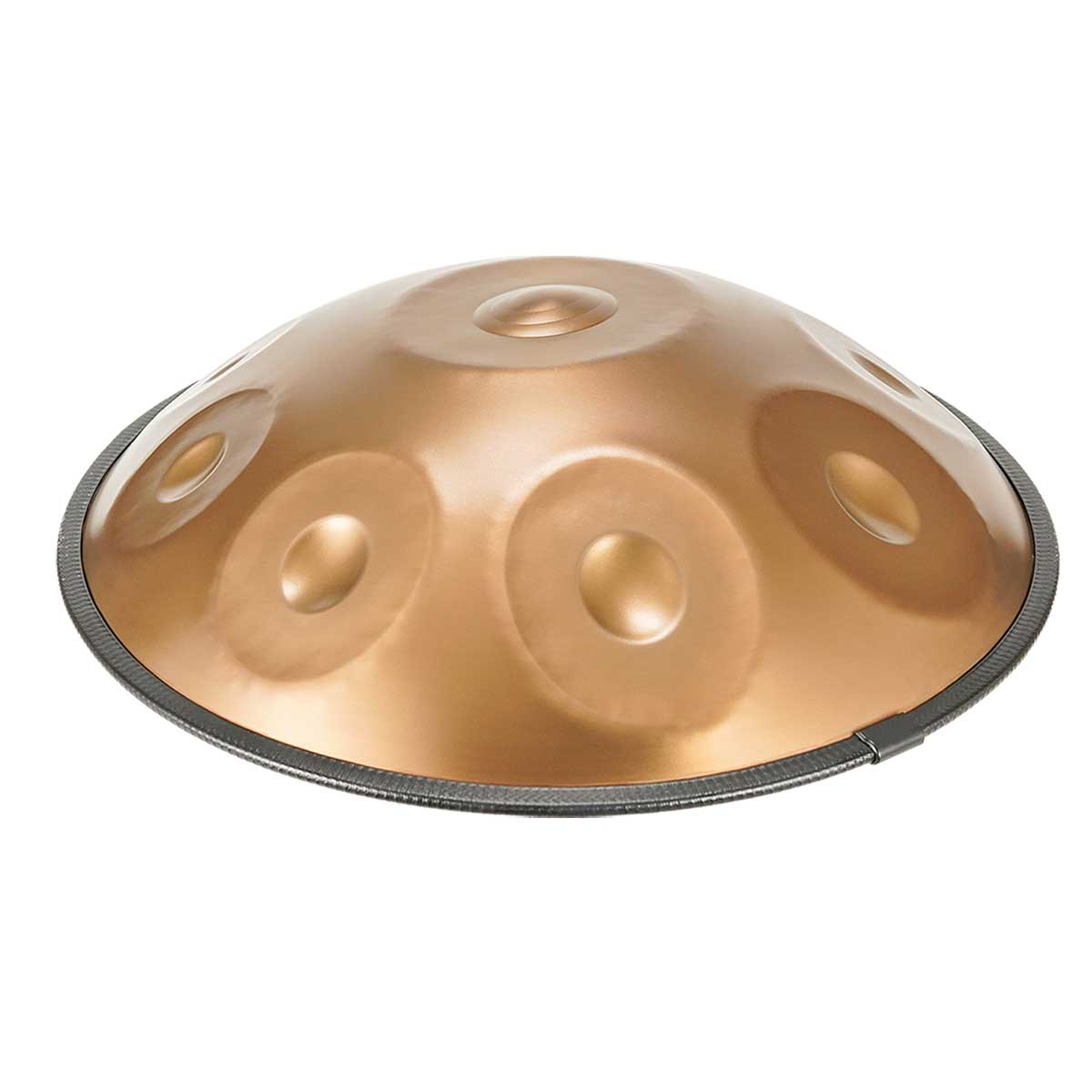 BeatRise 「LiteSonic」Series - D Kurd 10/12 - 440 Hz - Stainless Steel Handpan - Dazzle Gold (Pre-order) - BeatRise Music