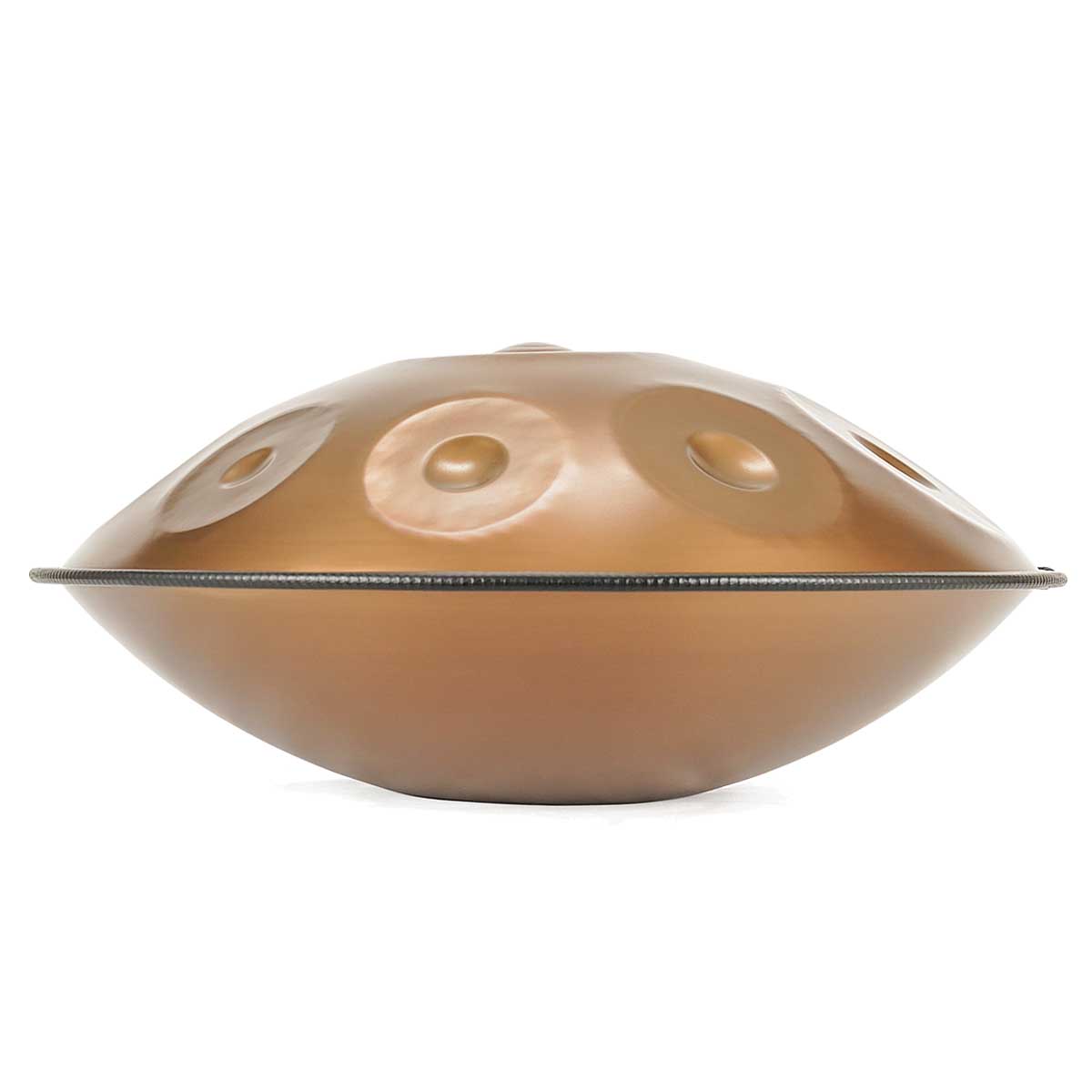 BeatRise 「LiteSonic」Series - D Kurd 10/12 - 440 Hz - Stainless Steel Handpan - Dazzle Gold (Pre-order) - BeatRise Music