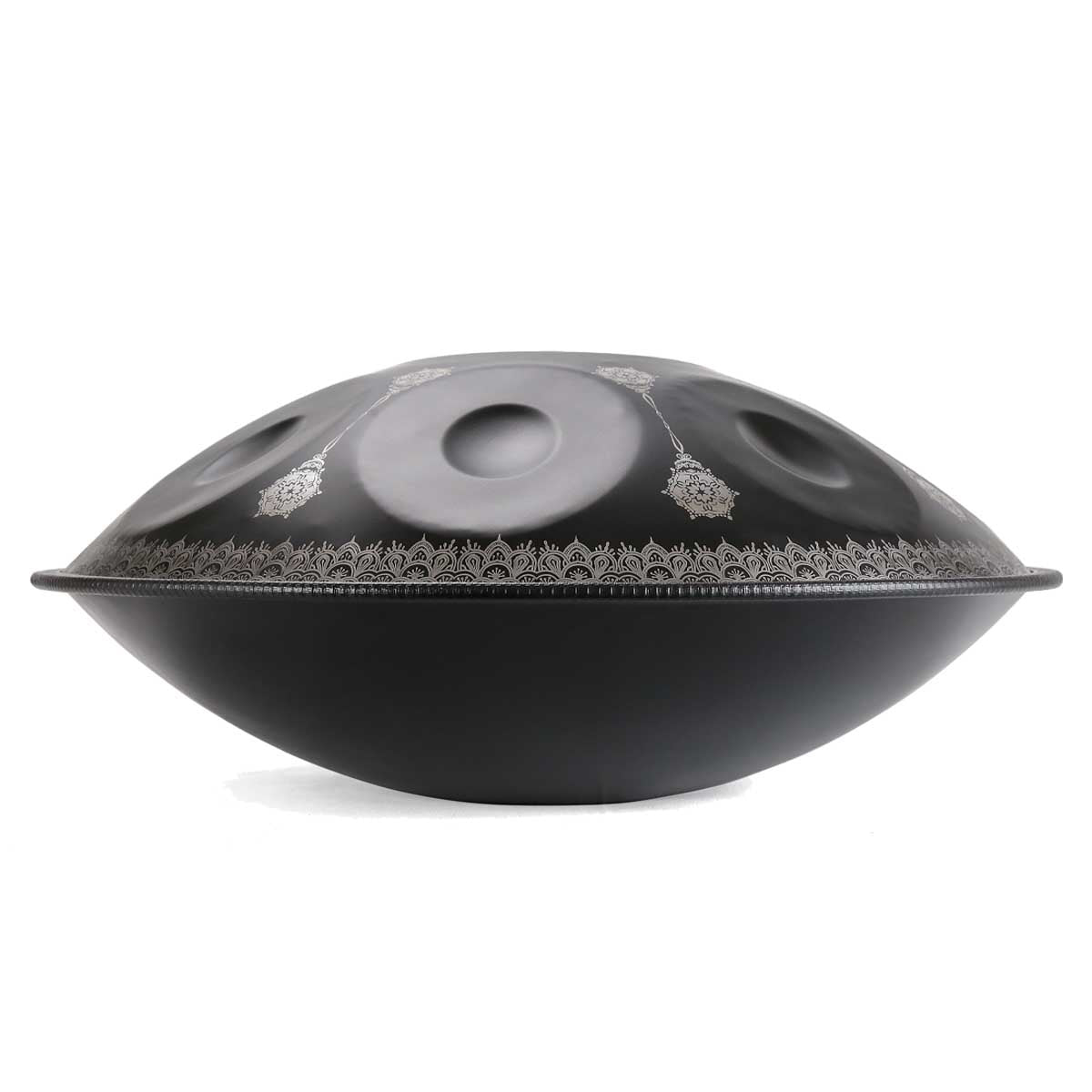 BeatRise 「LiteSonic」Series - D Kurd 9/10/12 - 440 Hz - Stainless Steel Handpan - Black Datura (Pre-order) - BeatRise Music