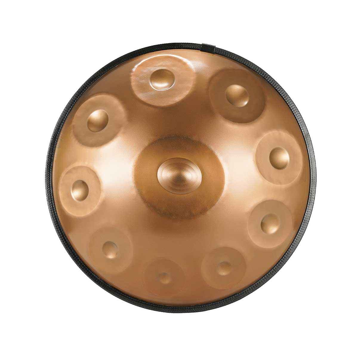 BeatRise 「LiteSonic」Series - D Kurd 10/12 - 440 Hz - Stainless Steel Handpan - Dazzle Gold (Pre-order) - BeatRise Music