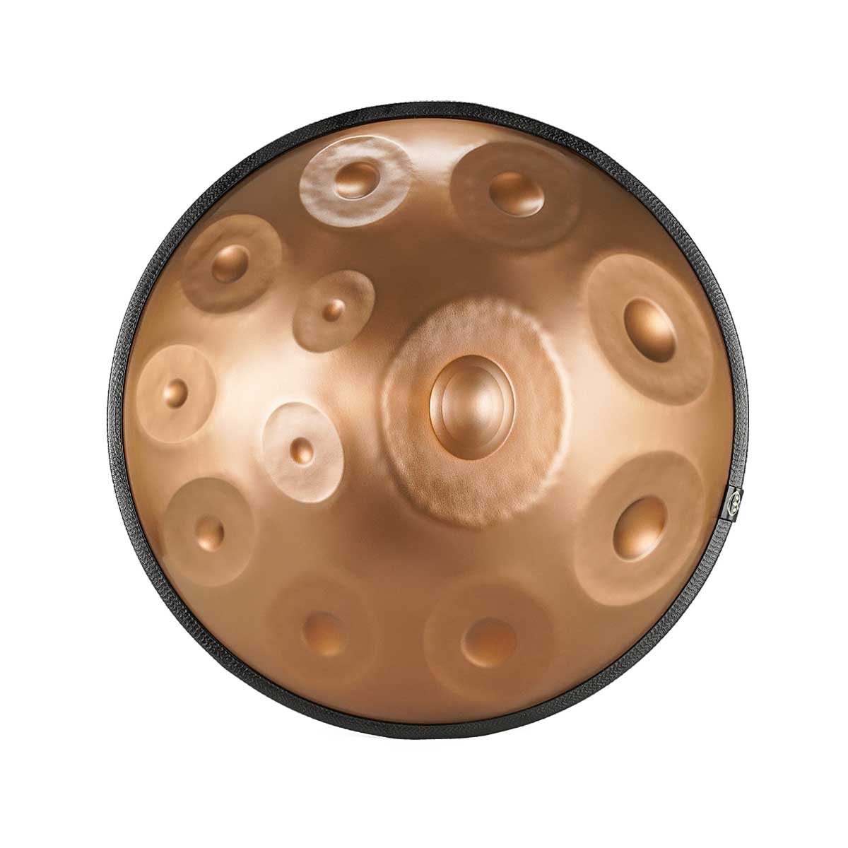 BeatRise 「LiteSonic」Series - D Kurd 10/12 - 440 Hz - Stainless Steel Handpan - Dazzle Gold (Pre-order) - BeatRise Music