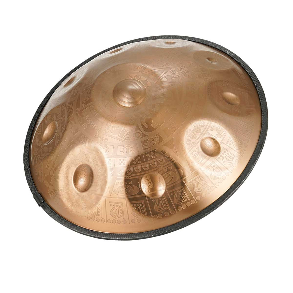 BeatRise 「LiteSonic」Series - D Kurd 10 - 440 Hz - Stainless Steel Handpan - Maya Totem (Pre-order) - BeatRise Music