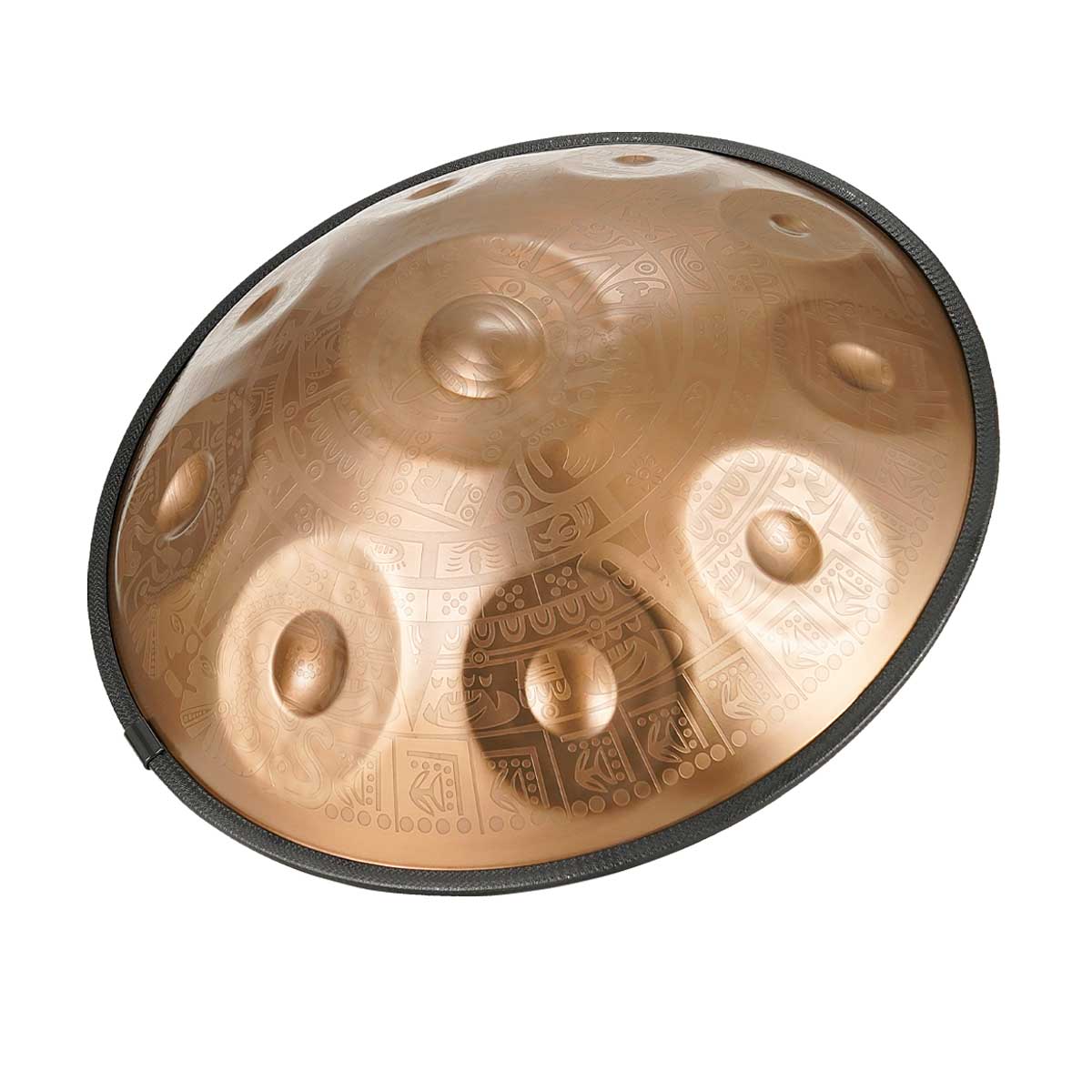 BeatRise 「LiteSonic」Series - D Kurd 10 - 440 Hz - Stainless Steel Handpan - Maya Totem (Pre-order) - BeatRise Music