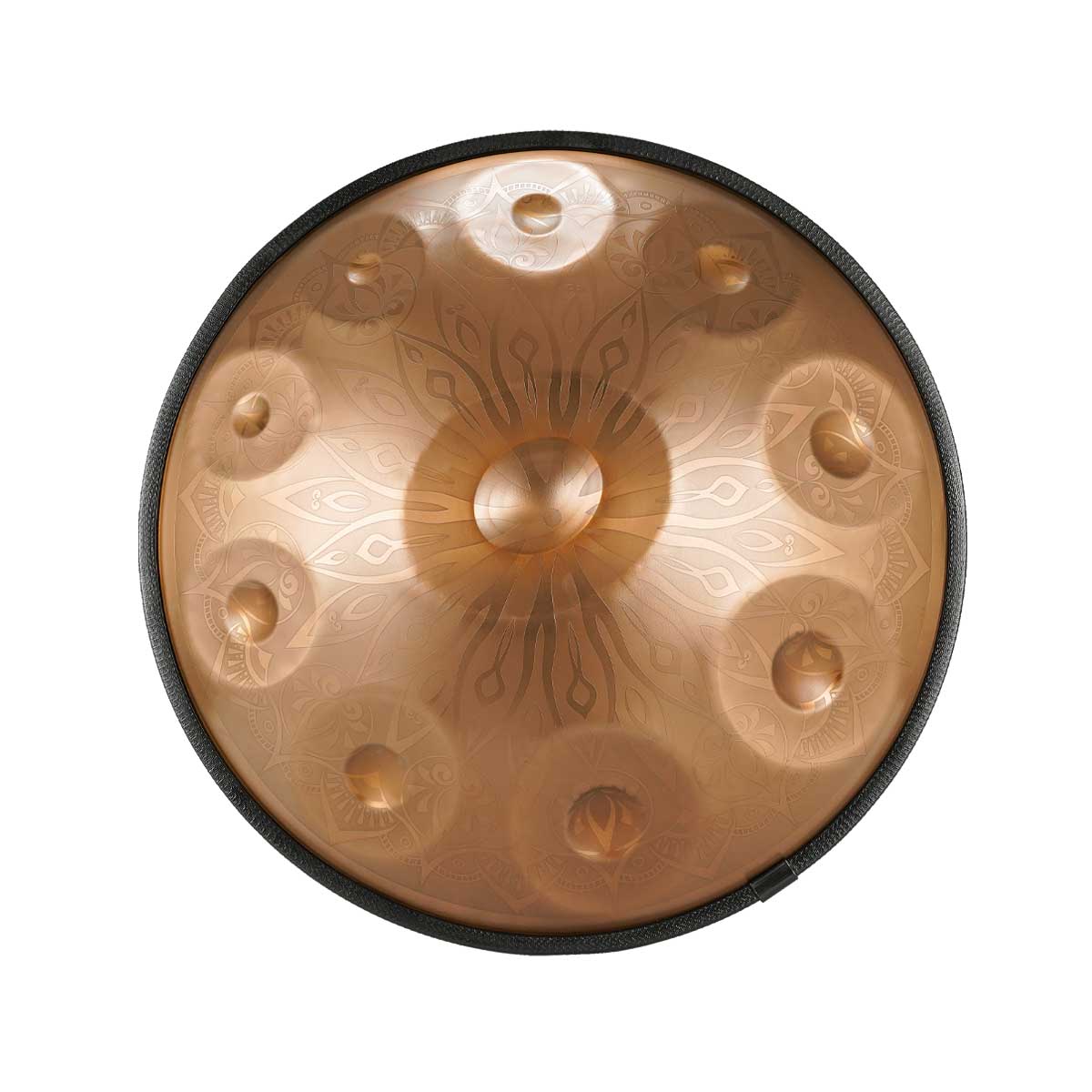 BeatRise 「LiteSonic」Series - D Kurd 10 - 440 Hz - Stainless Steel Handpan - Mandala Totem (Pre-order) - BeatRise Music