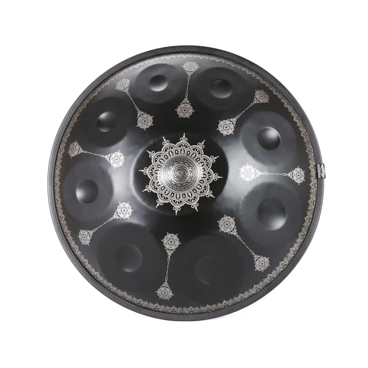 BeatRise 「LiteSonic」Series - D Kurd 9/10/12 - 440 Hz - Stainless Steel Handpan - Black Datura (Pre-order) - BeatRise Music