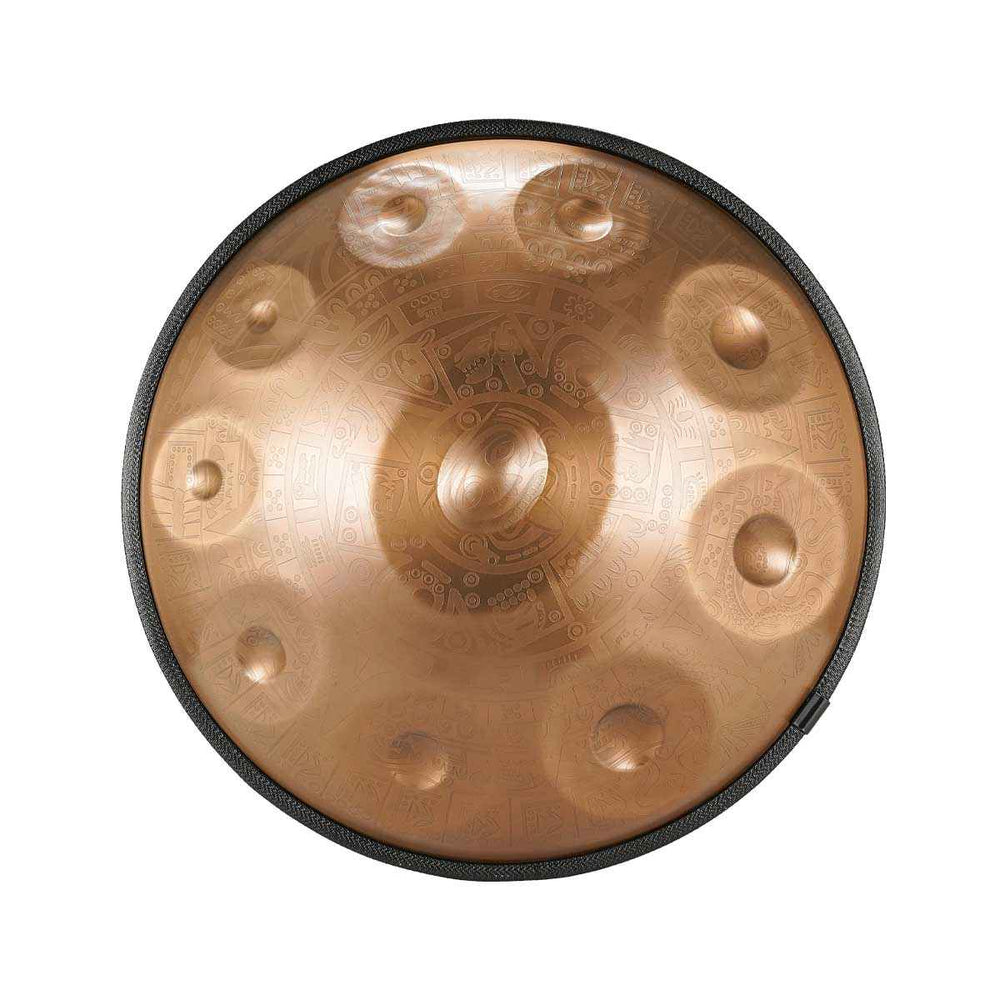 BeatRise 「LiteSonic」Series - D Kurd 10 - 440 Hz - Stainless Steel Handpan - Maya Totem (Pre-order) - BeatRise Music