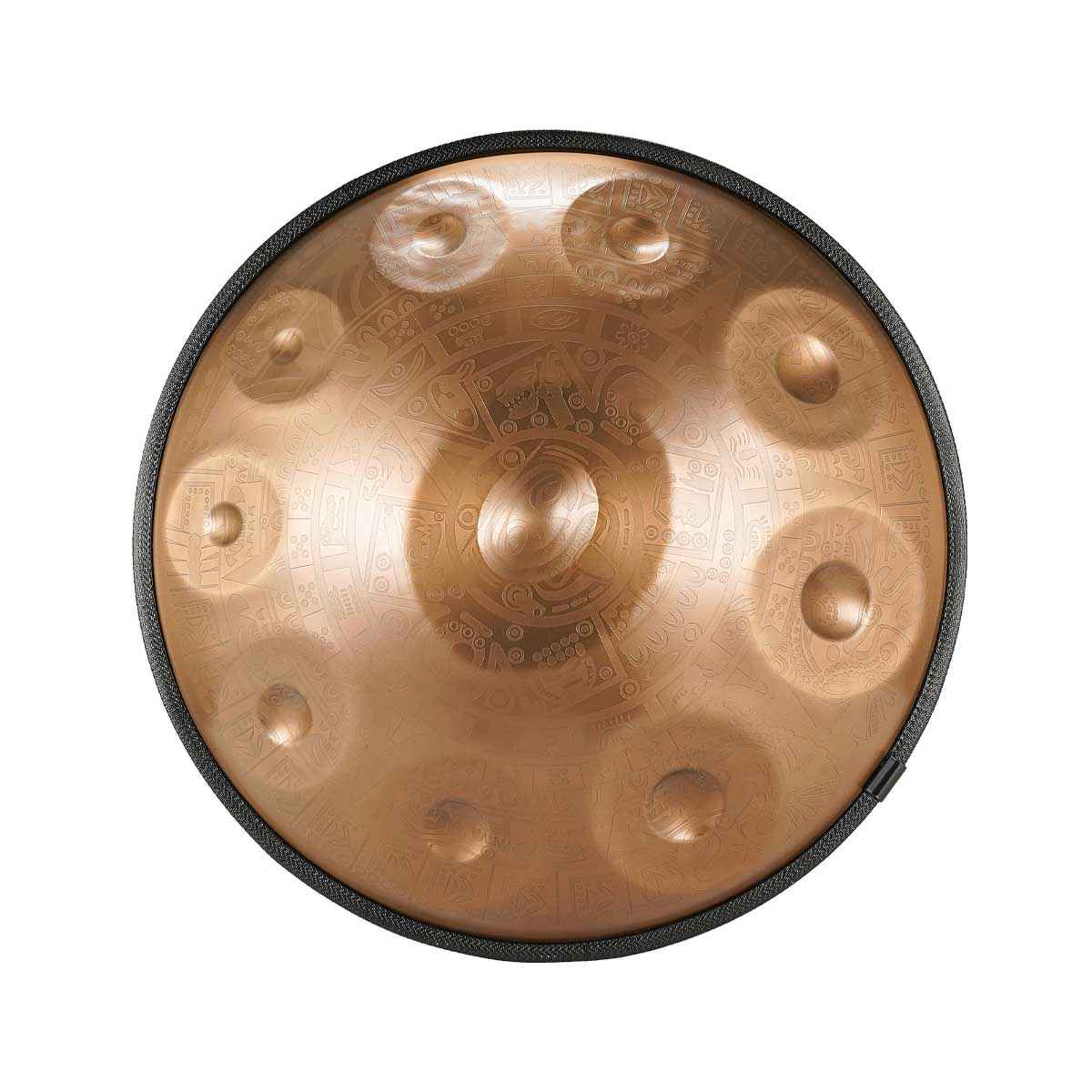 BeatRise 「LiteSonic」Series - D Kurd 10 - 440 Hz - Stainless Steel Handpan - Maya Totem (Pre-order) - BeatRise Music