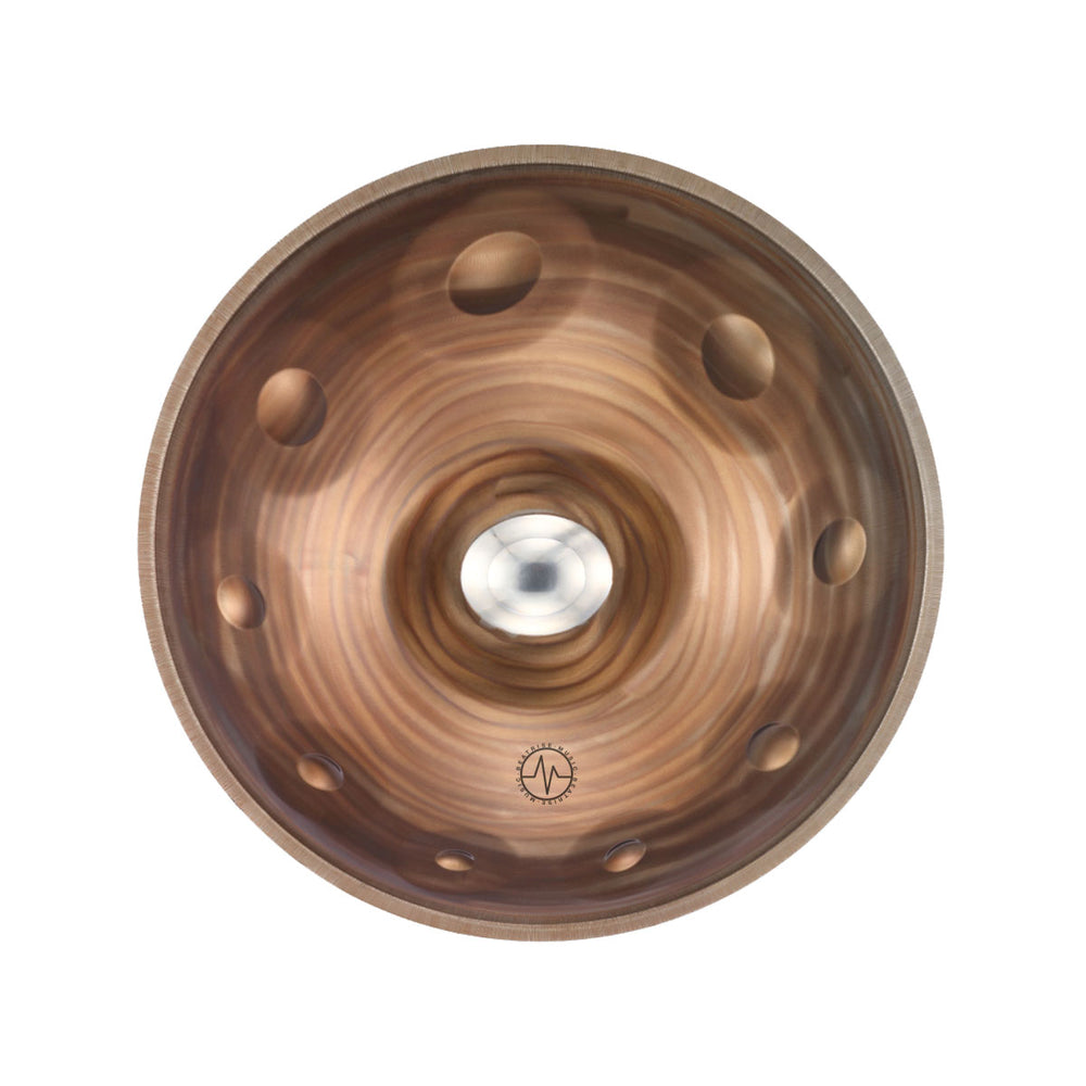 Série BeatRise « ProSonic » - Balances optionnelles - Handpan en acier inoxydable - Bronze