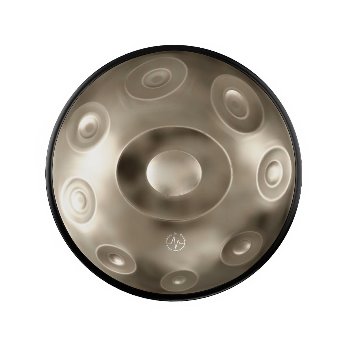 BeatRise 「StartSonic」Series - D Kurd 9 - 432Hz - Stainless Steel Handpan - Champagne Gold (Pre-order) - BeatRise Music