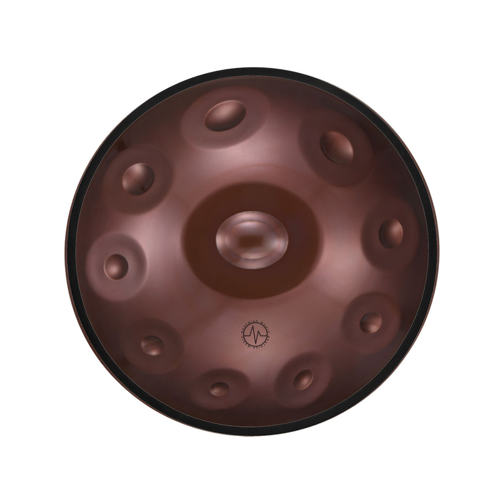 BeatRise「ProSonic」Series - Optional Scales - Stainless Steel Handpan - Brown - BeatRise Music