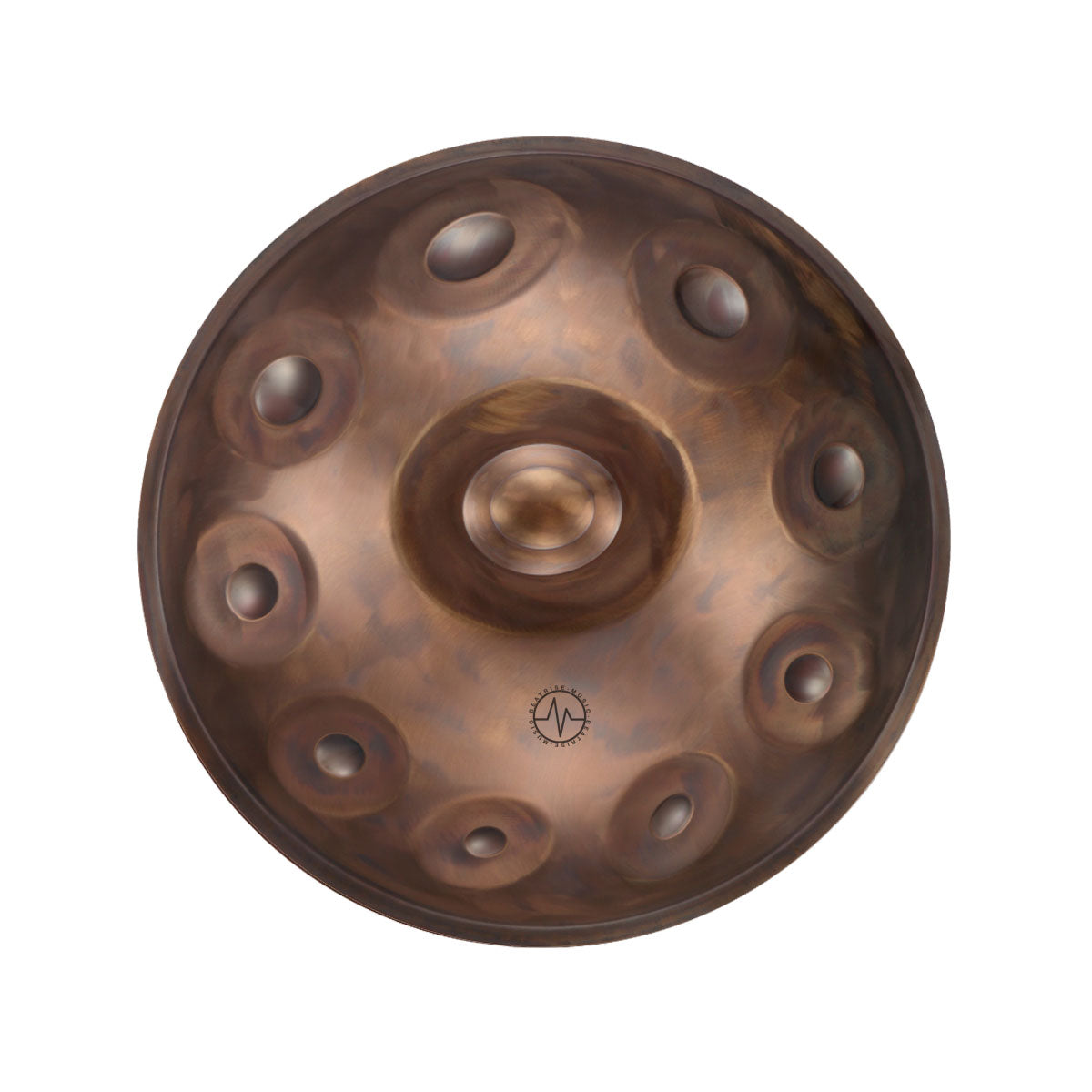 BeatRise「ProSonic」Series - Optional Scales - Stainless Steel Handpan - Bronze - BeatRise Music
