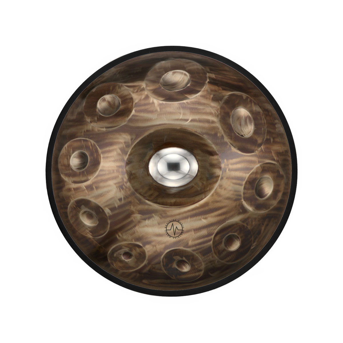 BeatRise「ProSonic」Series - Optional Scales - Stainless Steel Handpan - Vintage Bronze - BeatRise Music