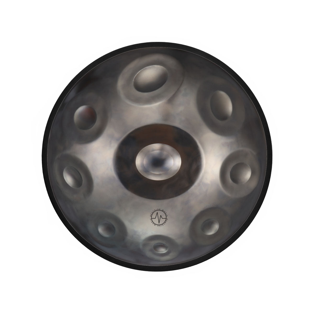 BeatRise「ProSonic」Series - Optional Scales - Stainless Steel Handpan - Bluish Brown - BeatRise Music