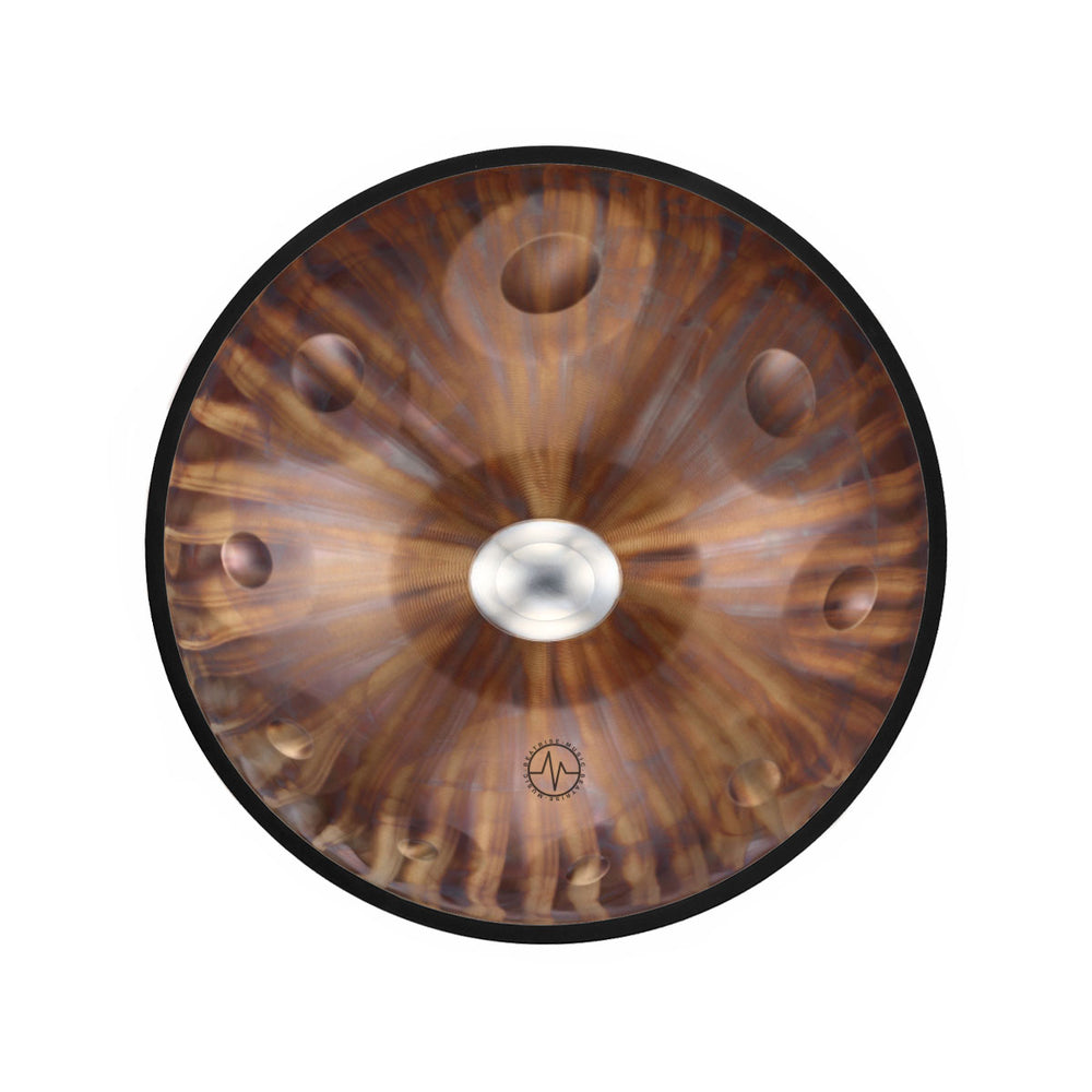 BeatRise「ProSonic」Series - Optional Scales - Stainless Steel Handpan - Stripes Pattern - BeatRise Music