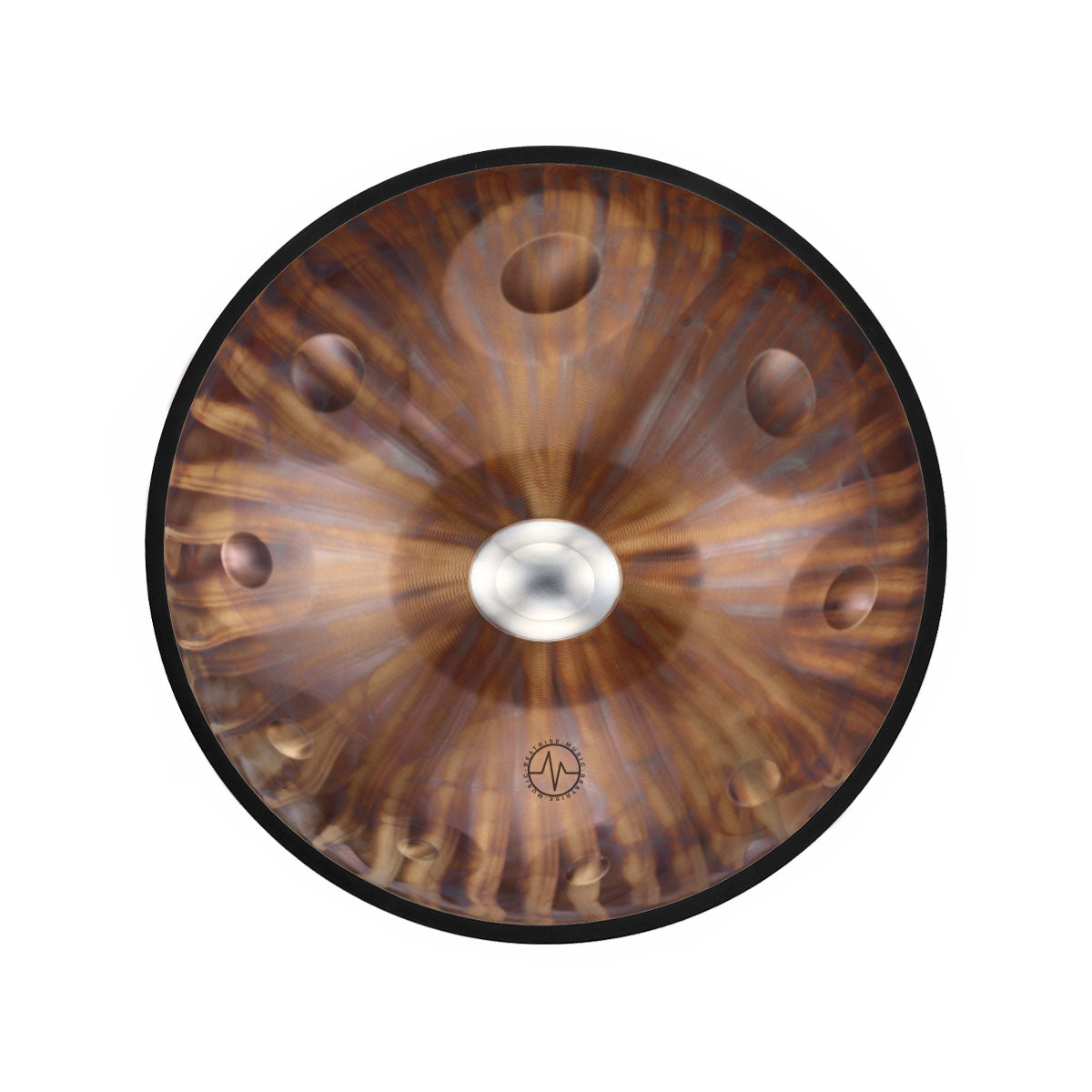 BeatRise「ProSonic」Series - Optional Scales - Stainless Steel Handpan - Stripes Pattern - BeatRise Music