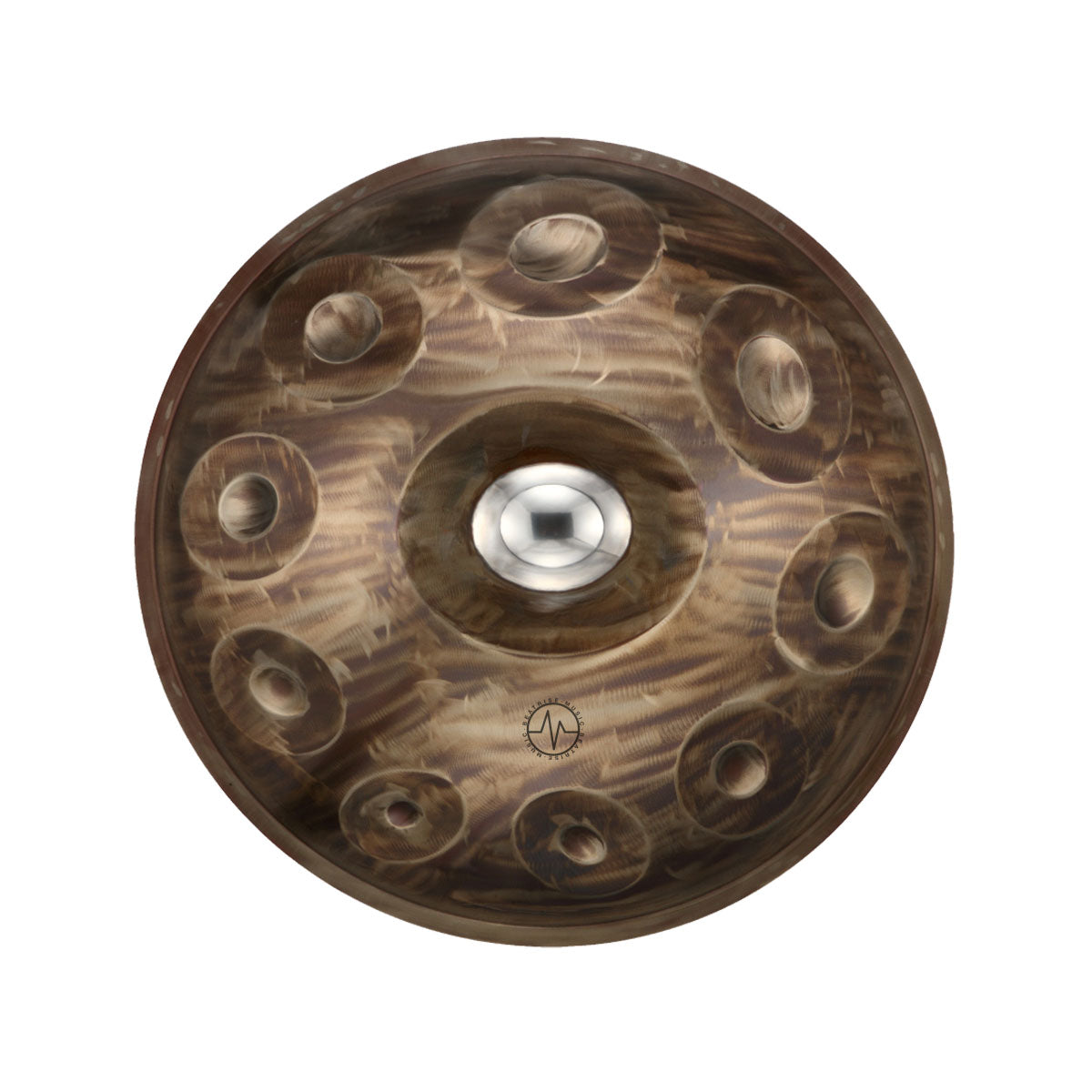 BeatRise「ProSonic」Series - Optional Scales - Stainless Steel Handpan - Vintage Bronze - BeatRise Music