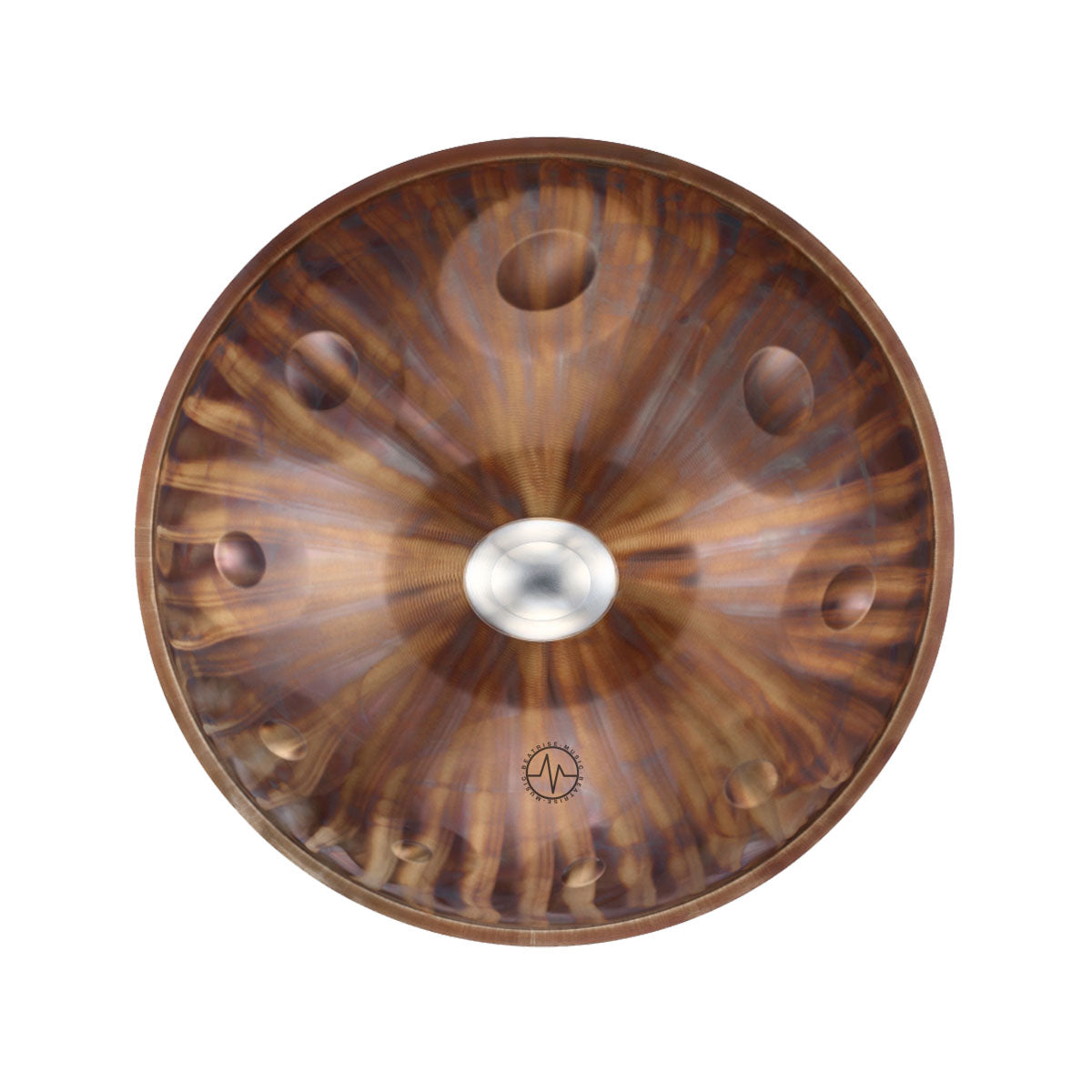 BeatRise「ProSonic」Series - Optional Scales - Stainless Steel Handpan - Stripes Pattern - BeatRise Music