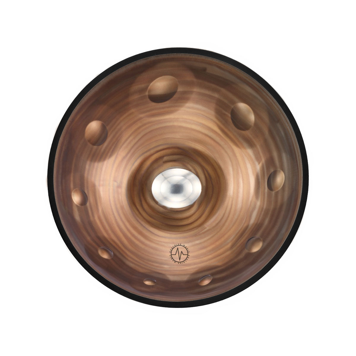 BeatRise「ProSonic」Series - Optional Scales - Stainless Steel Handpan - Spiral Pattern - BeatRise Music