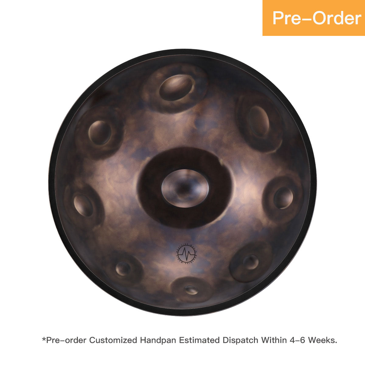 BeatRise「ProSonic」Series - Optional Scales - Stainless Steel Handpan - Violet - BeatRise Music