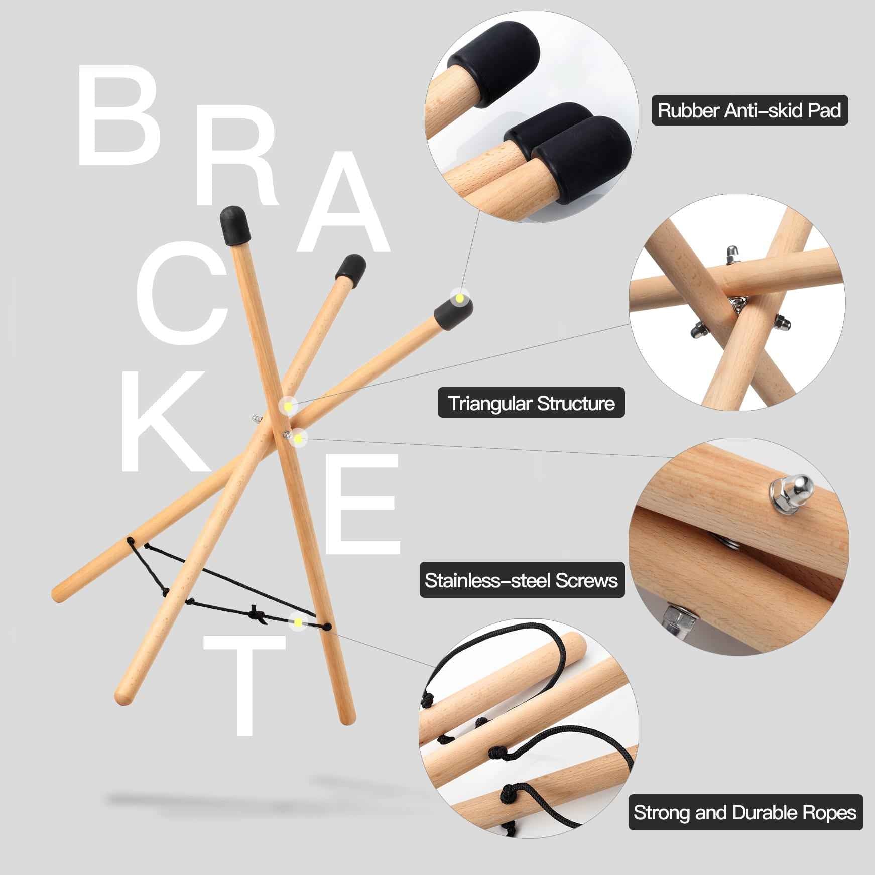 BeatRise Tongue Drum and Hanpan Drum Bracket (Medium) - BeatRise Music
