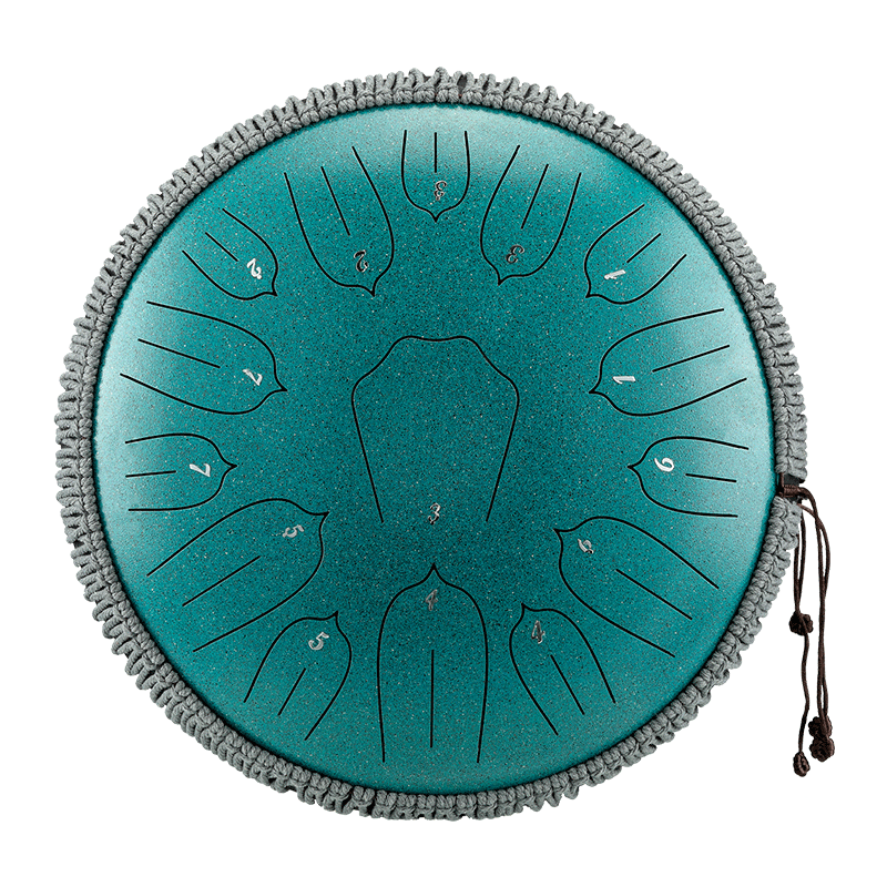 BeatRise 「Lotus」 Series - 14 Inch 15 Notes - Carbon Steel - Tongue Drum (C Major)