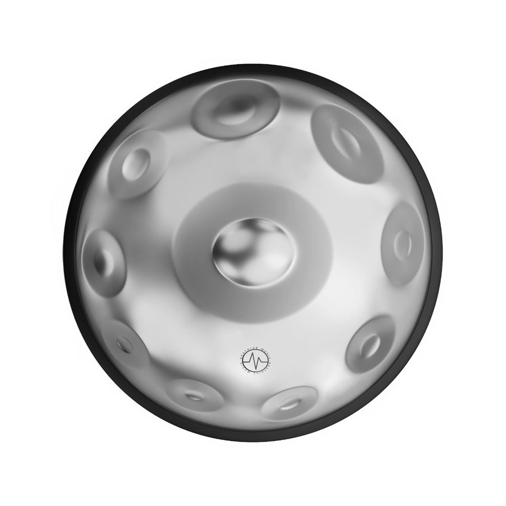 BeatRise 「StartSonic」Series - D Kurd 10 - 432Hz - Stainless Steel Handpan - Silver (Pre-order) - BeatRise Music