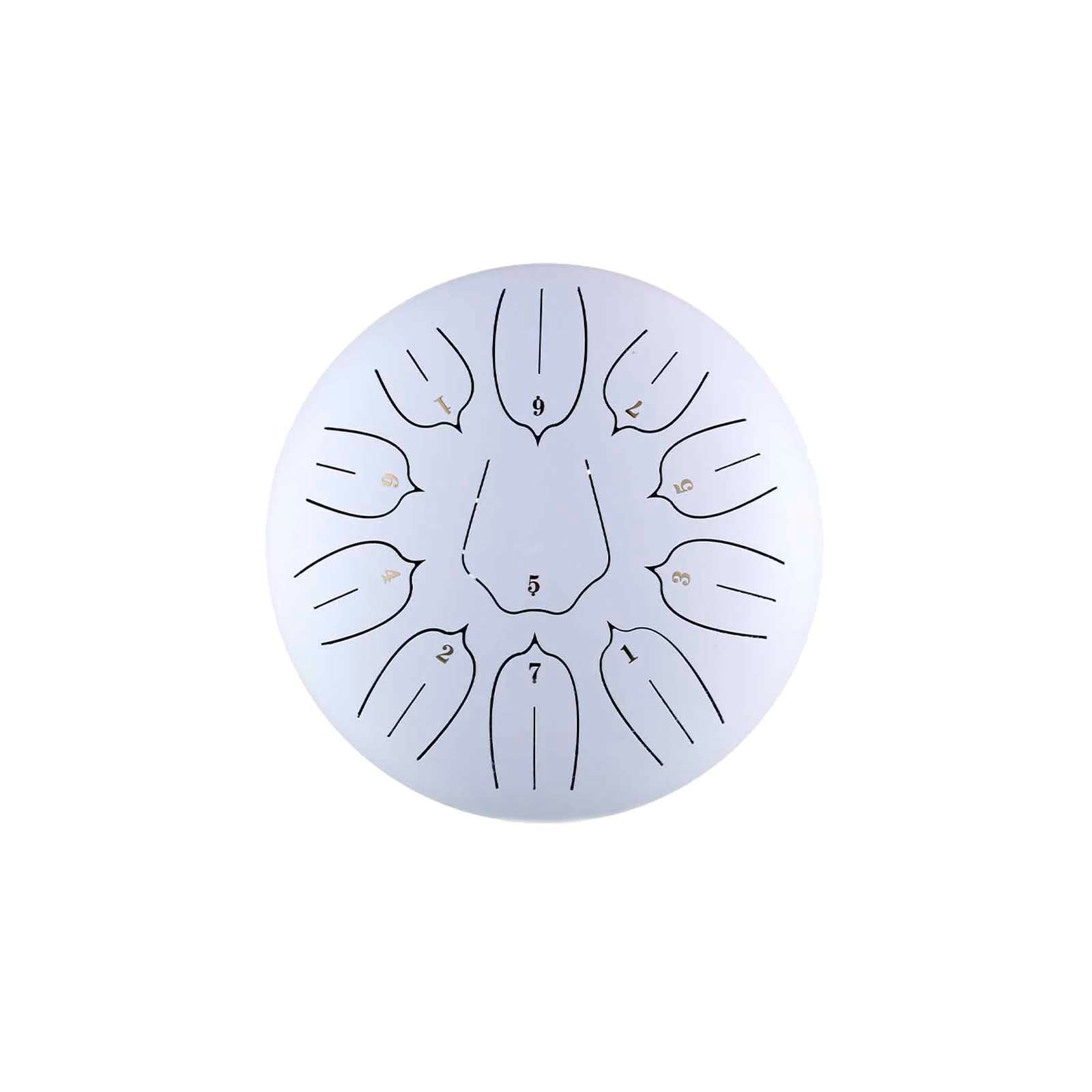 BeatRise 「Lotus」 Series - 12 Inch 11 Notes - Carbon Steel - Tongue Drum (C Major)
