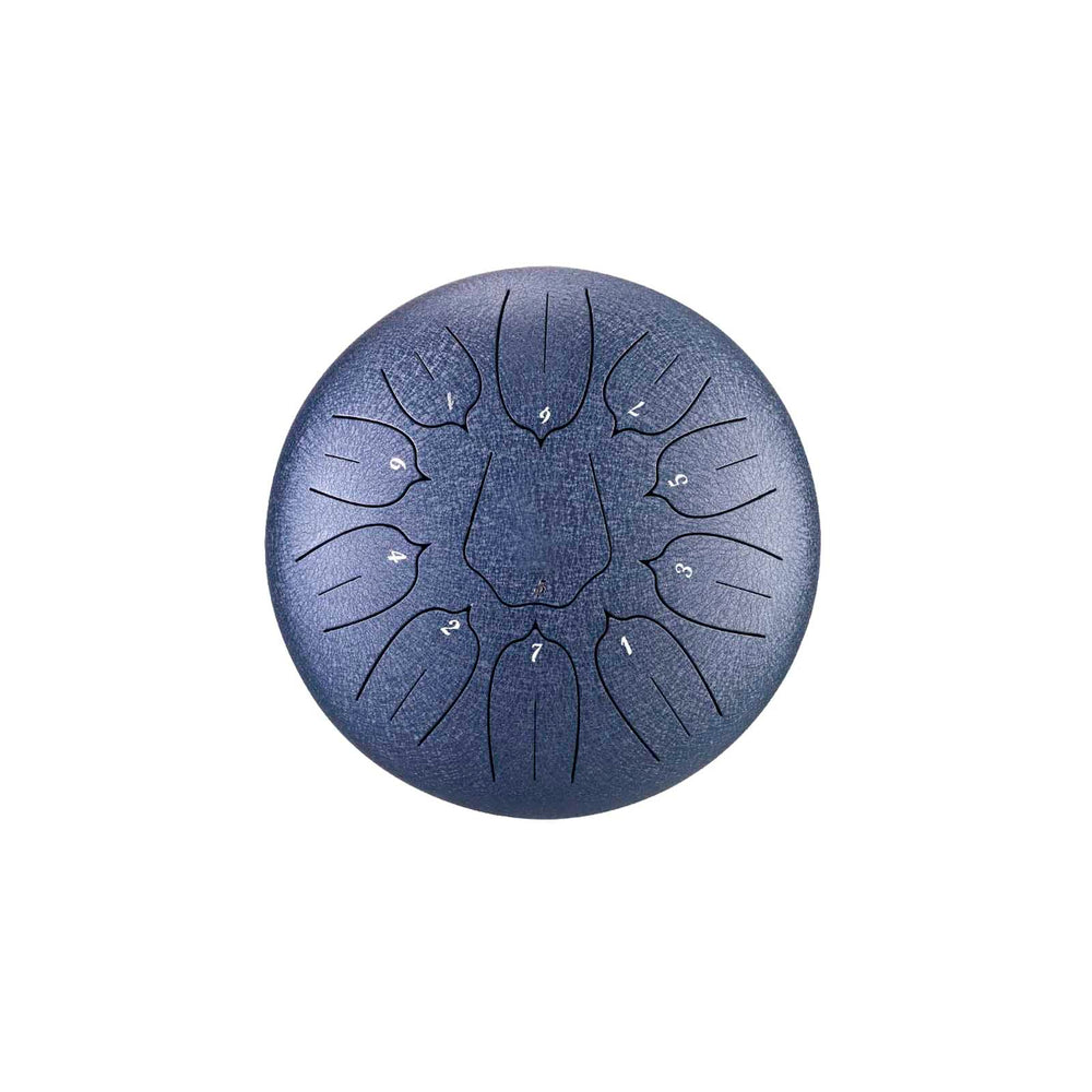 BeatRise 「Lotus」 Series - 10 Inch 11 Notes - Carbon Steel - Tongue Drum (D Major)