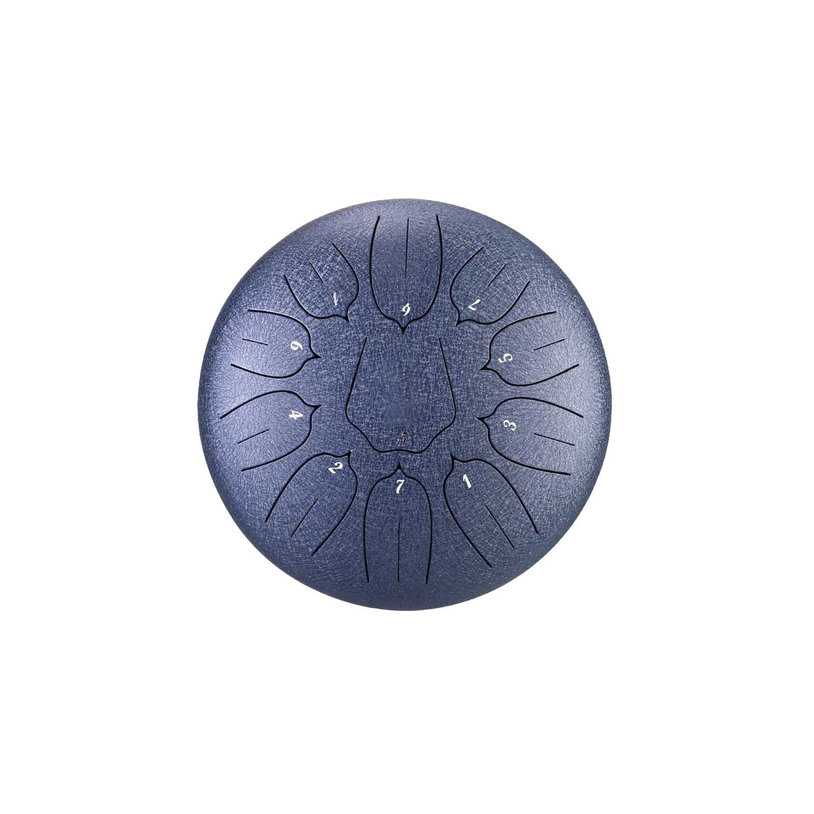 BeatRise 「Lotus」 Series - 10 Inch 11 Notes - Carbon Steel - Tongue Drum (D Major)