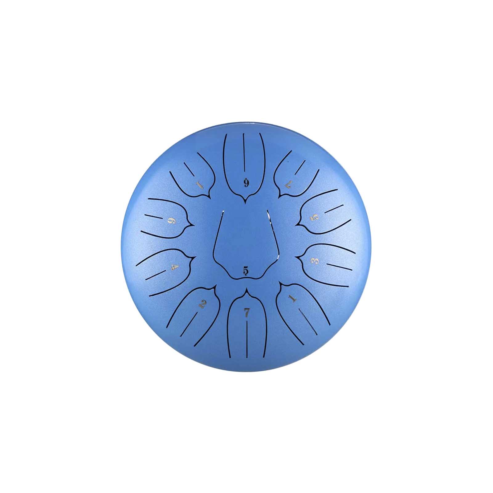 BeatRise 「Lotus」 Series - 12 Inch 11 Notes - Carbon Steel - Tongue Drum (C Major)