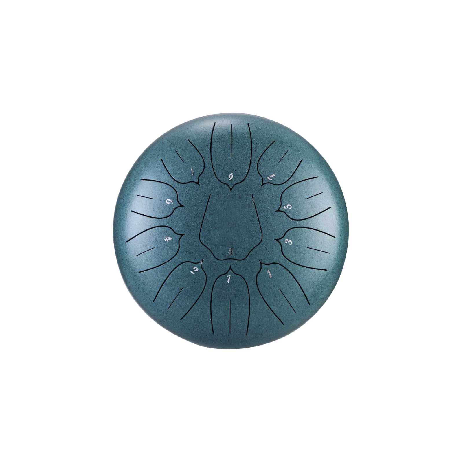 BeatRise 「Lotus」 Series - 10 Inch 11 Notes - Carbon Steel - Tongue Drum (D Major)