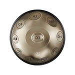 BeatRise 「StartSonic」Series - D Kurd 10 - 432Hz - Stainless Steel Handpan - Champagne Gold (Pre-order) - BeatRise Music