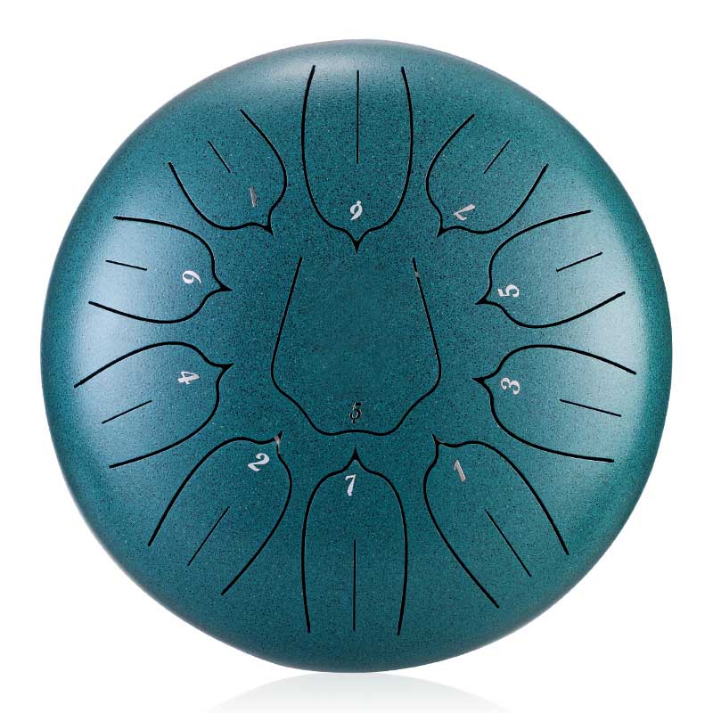 BeatRise 「Lotus」 Series - 12 Inch 11 Notes - Carbon Steel - Tongue Drum (C Major)